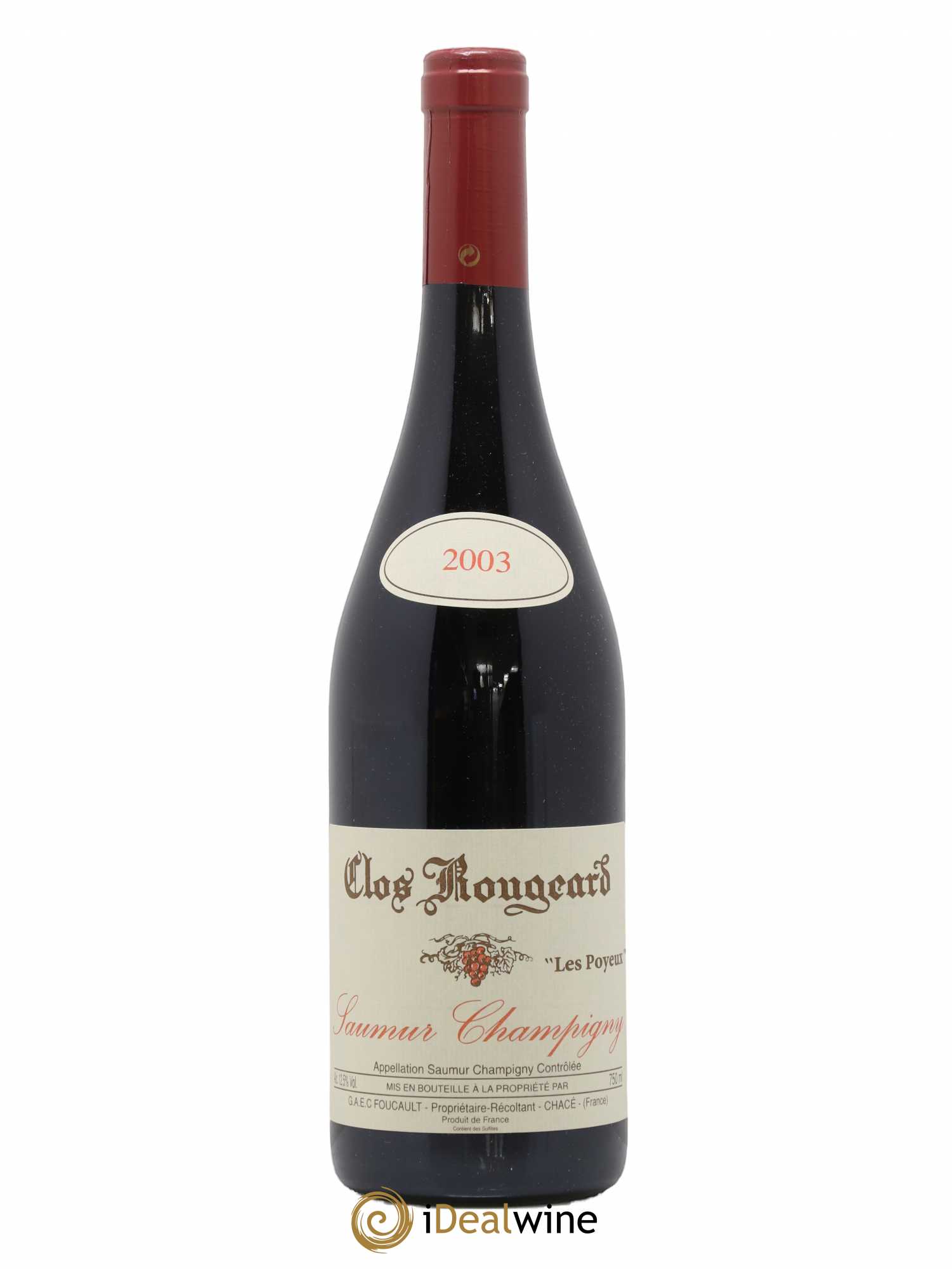 Saumur-Champigny Les Poyeux Clos Rougeard 2003 - Lot de 1 bouteille - 0