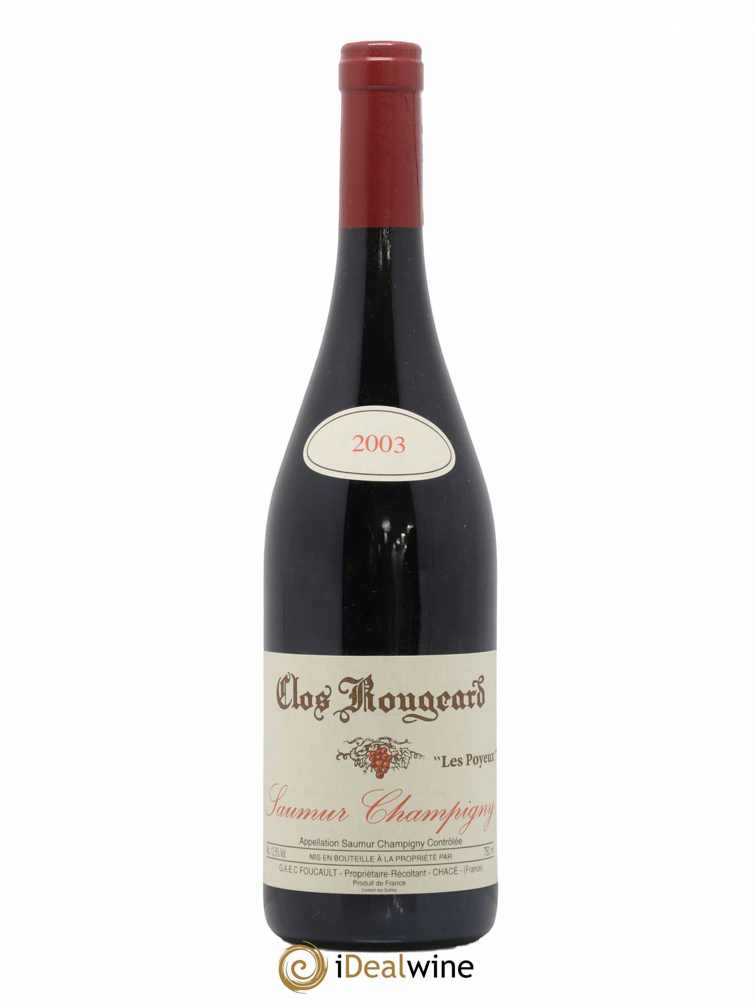 Saumur-Champigny Les Poyeux Clos Rougeard 2003 - Lot de 1 bouteille - 0