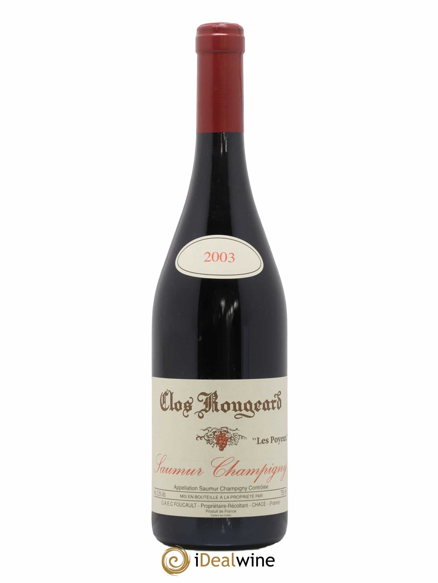 Saumur-Champigny Les Poyeux Clos Rougeard 2003 - Lot de 1 bouteille - 0