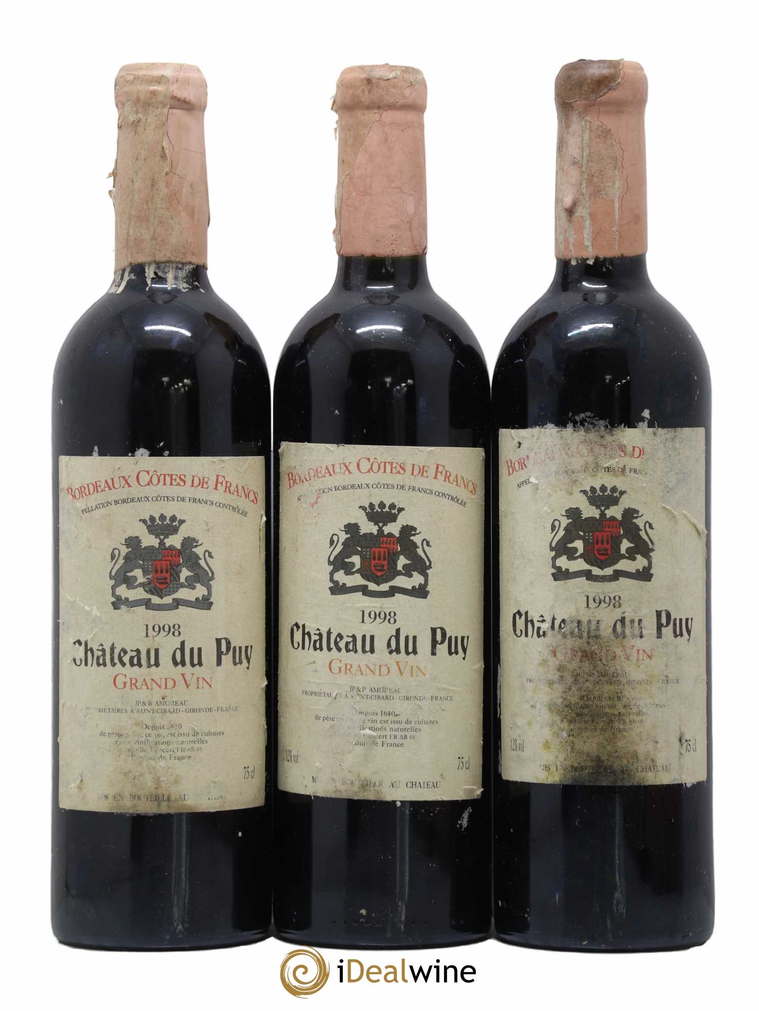 Château Le Puy 1998 - Lot de 6 bouteilles - 1