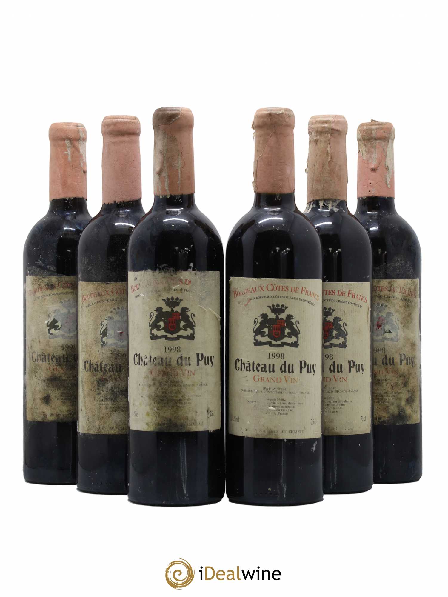 Château Le Puy 1998 - Lot de 6 bouteilles - 0