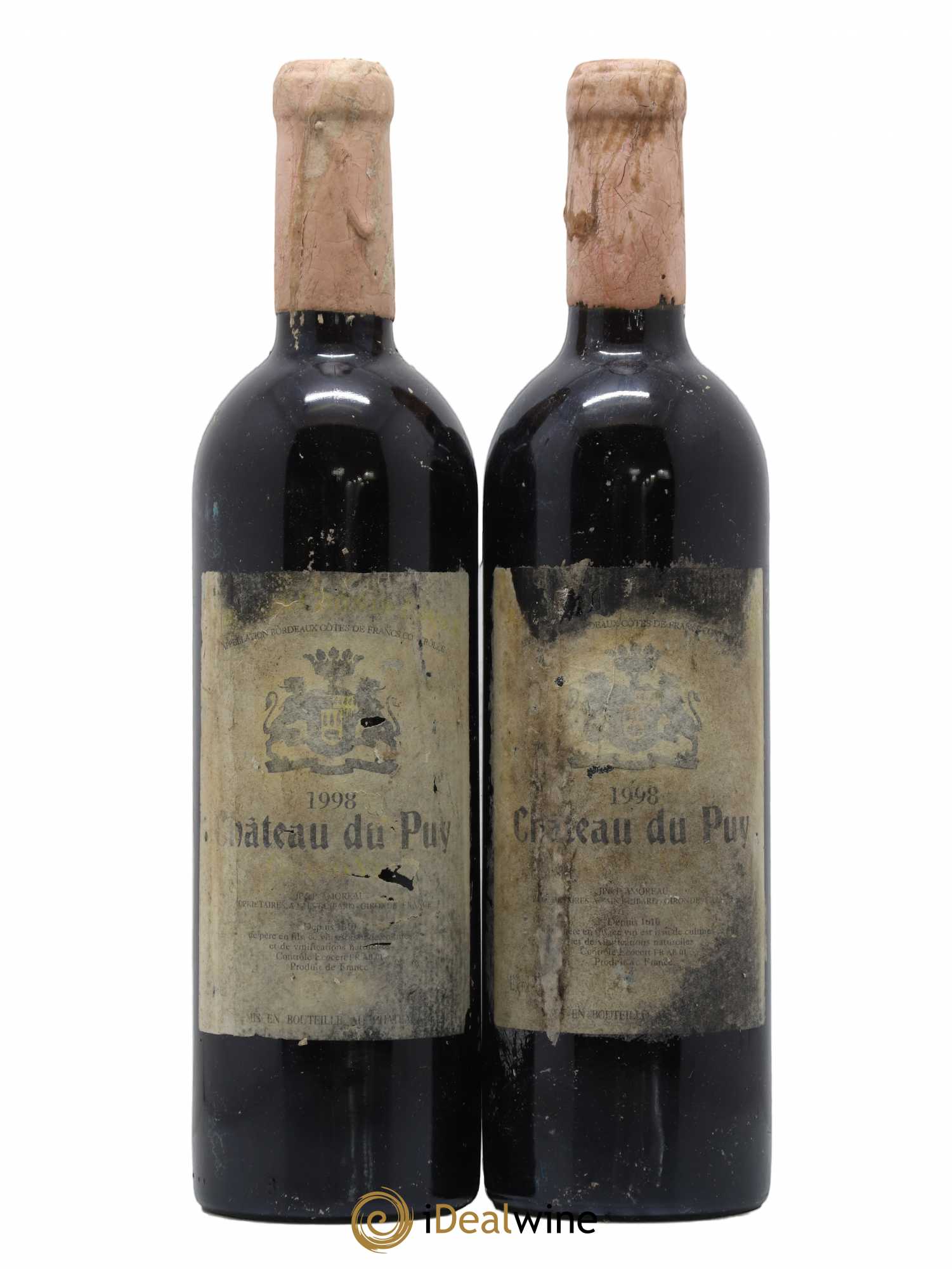 Château Le Puy 1998 - Lot de 2 bouteilles - 0