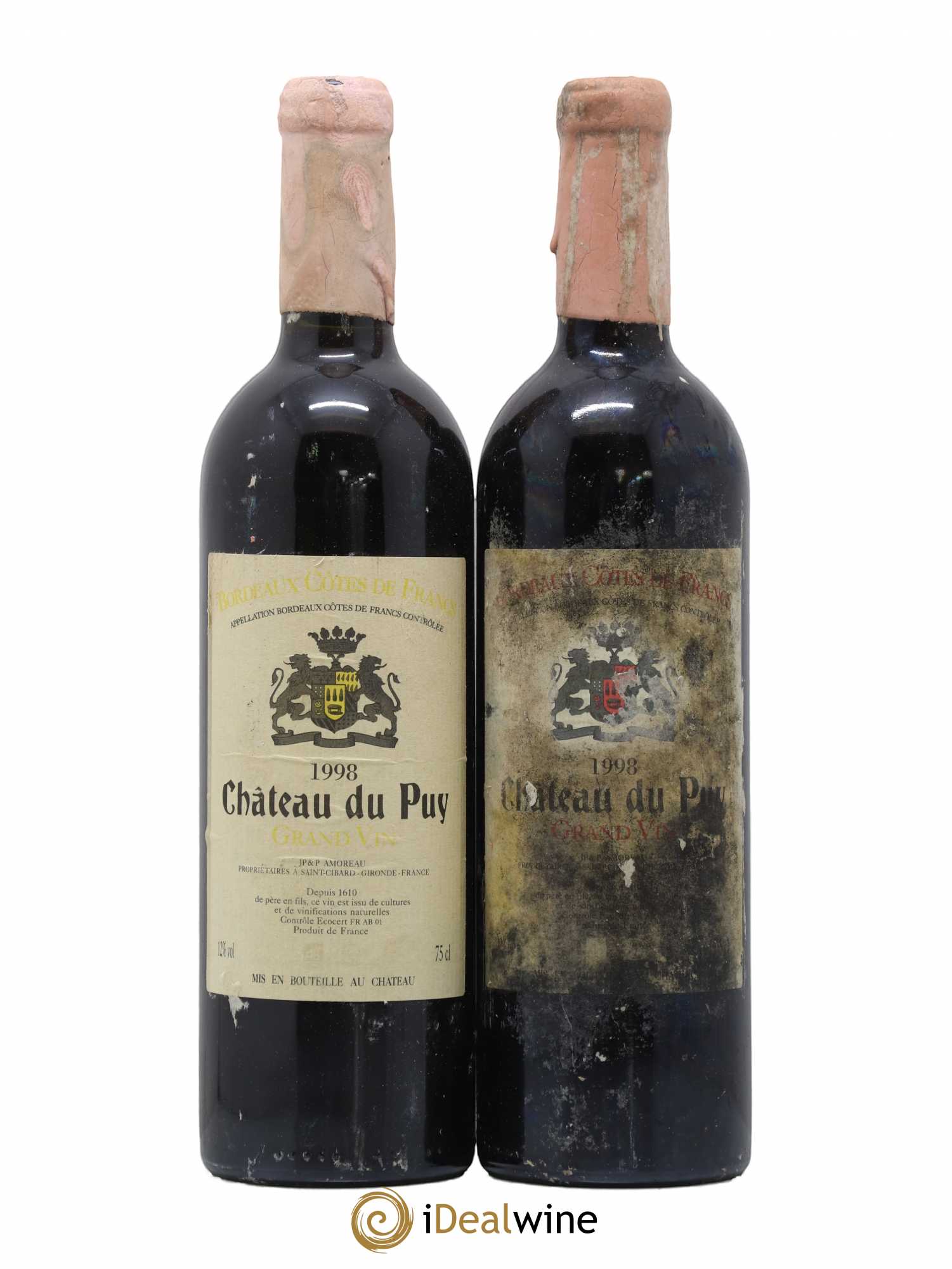 Château Le Puy 1998 - Lot de 2 bouteilles - 0