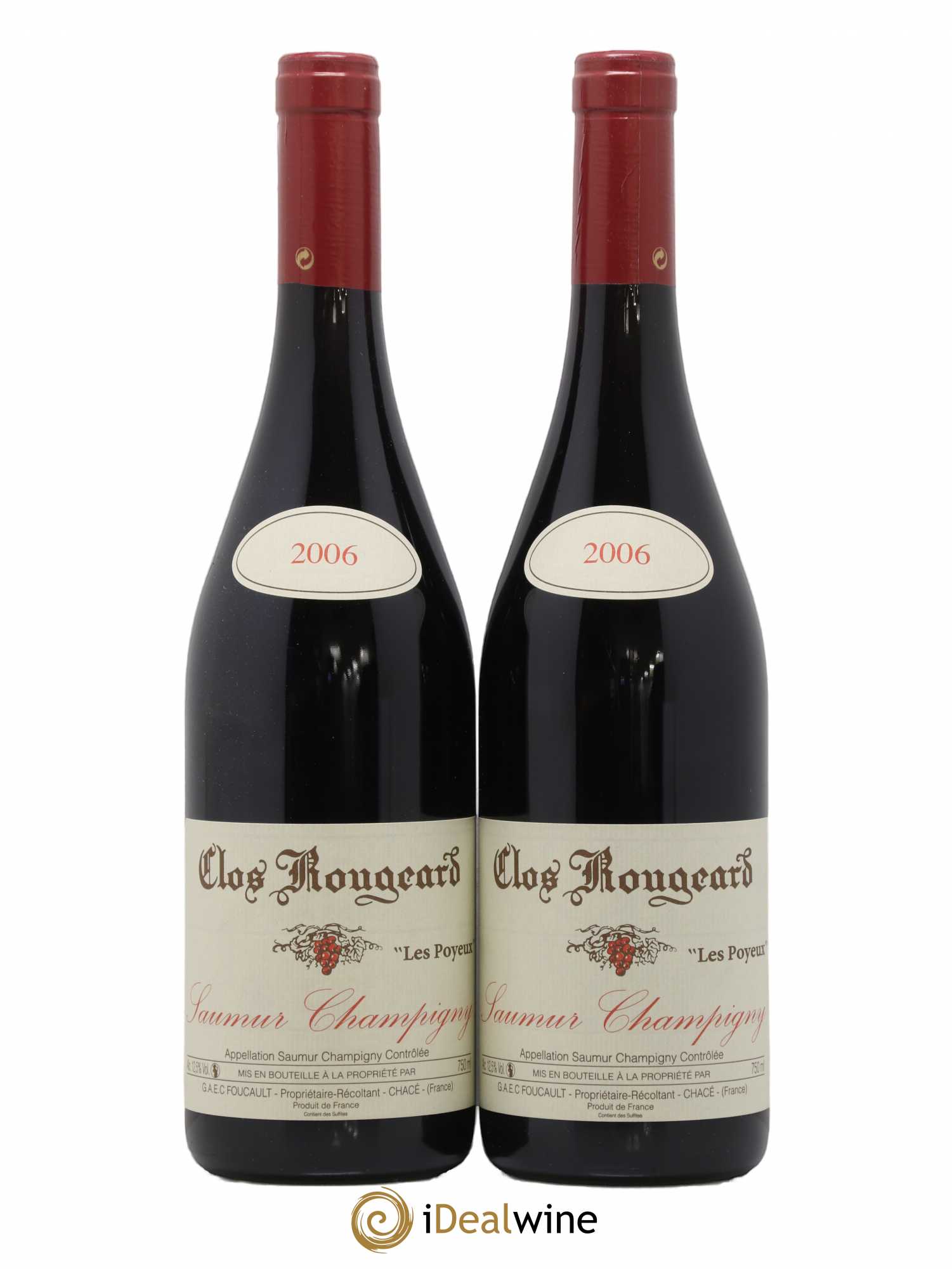 Saumur-Champigny Les Poyeux Clos Rougeard 2006 - Lot de 2 bouteilles - 0