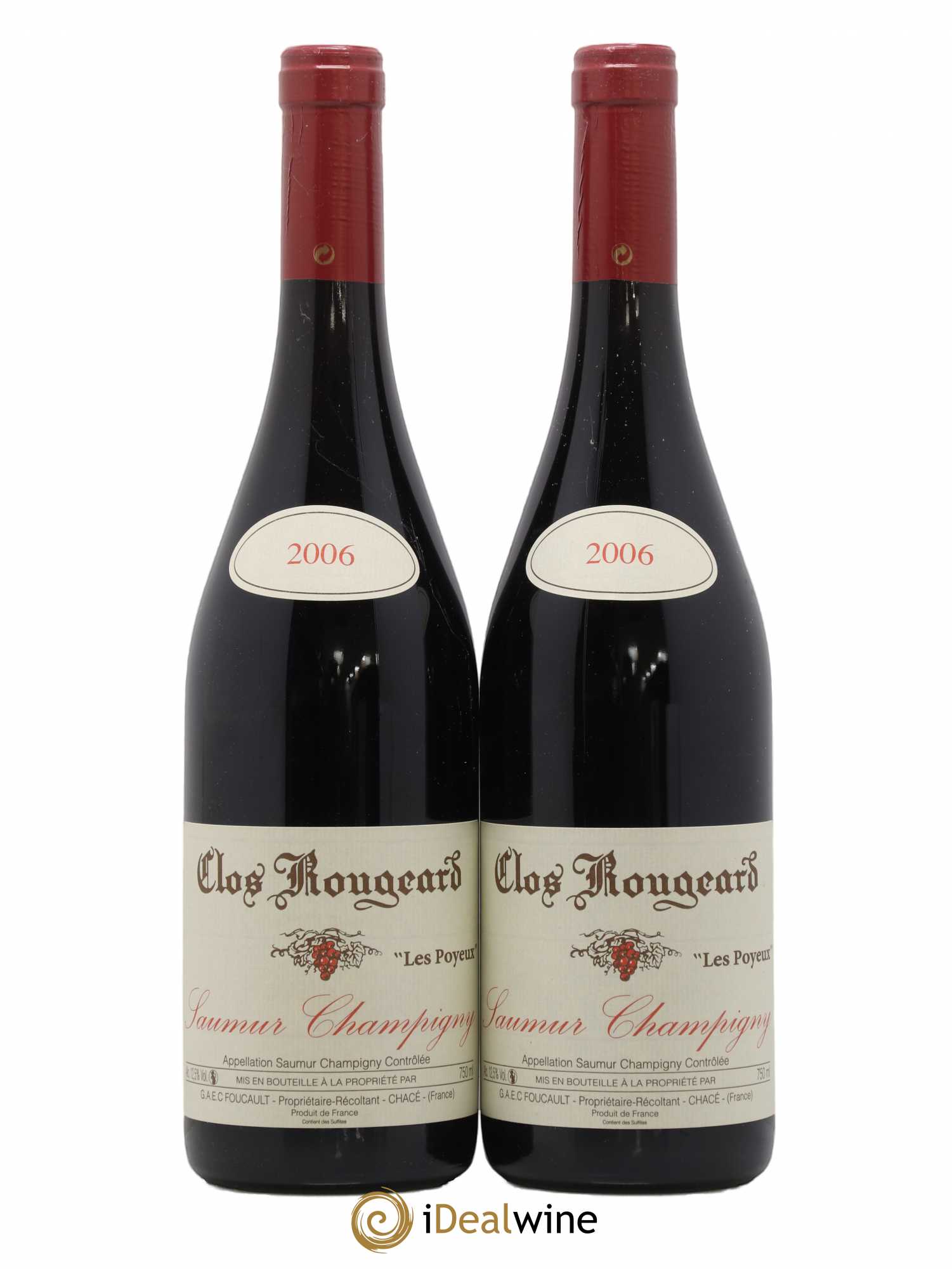 Saumur-Champigny Les Poyeux Clos Rougeard 2006 - Lot de 2 bouteilles - 0