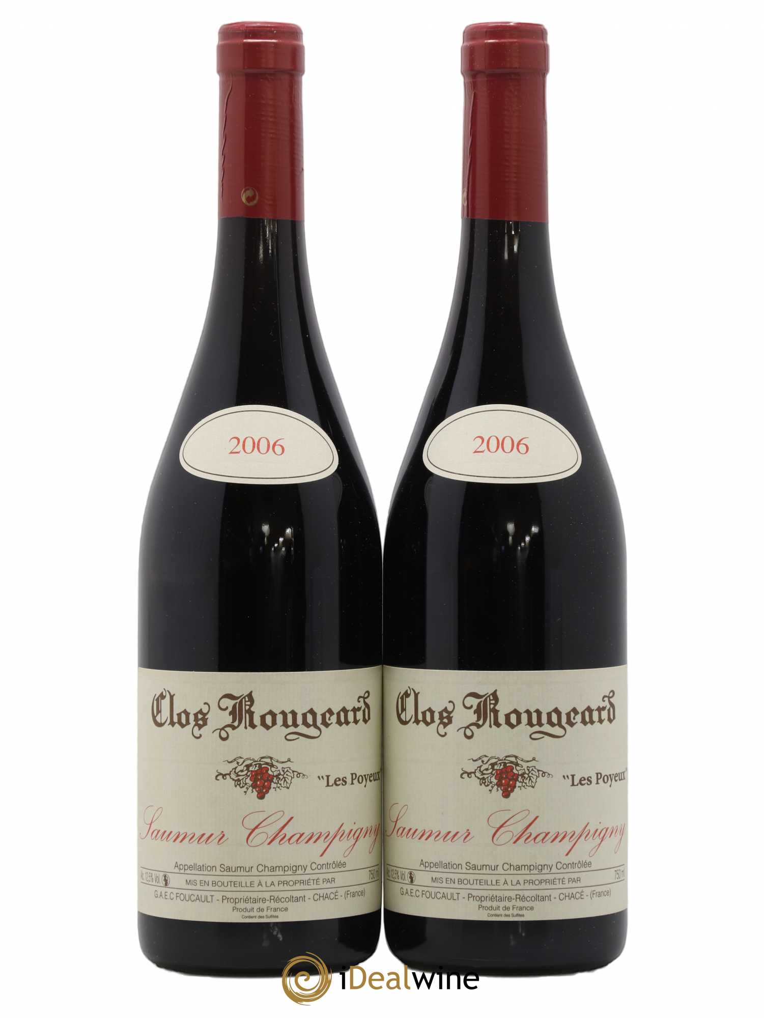 Saumur-Champigny Les Poyeux Clos Rougeard 2006 - Lot de 2 bouteilles - 0