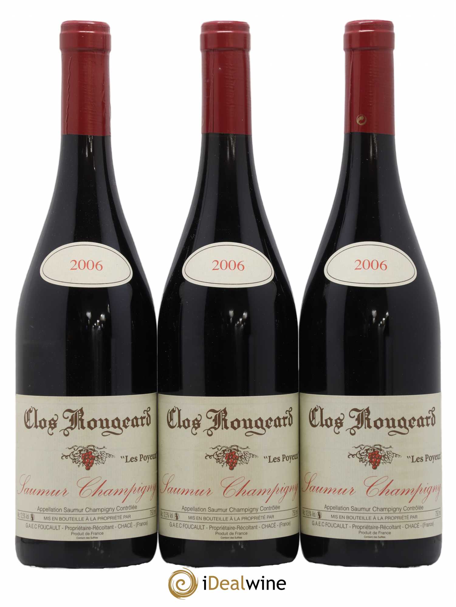 Saumur-Champigny Les Poyeux Clos Rougeard 2006 - Lot de 3 bouteilles - 0