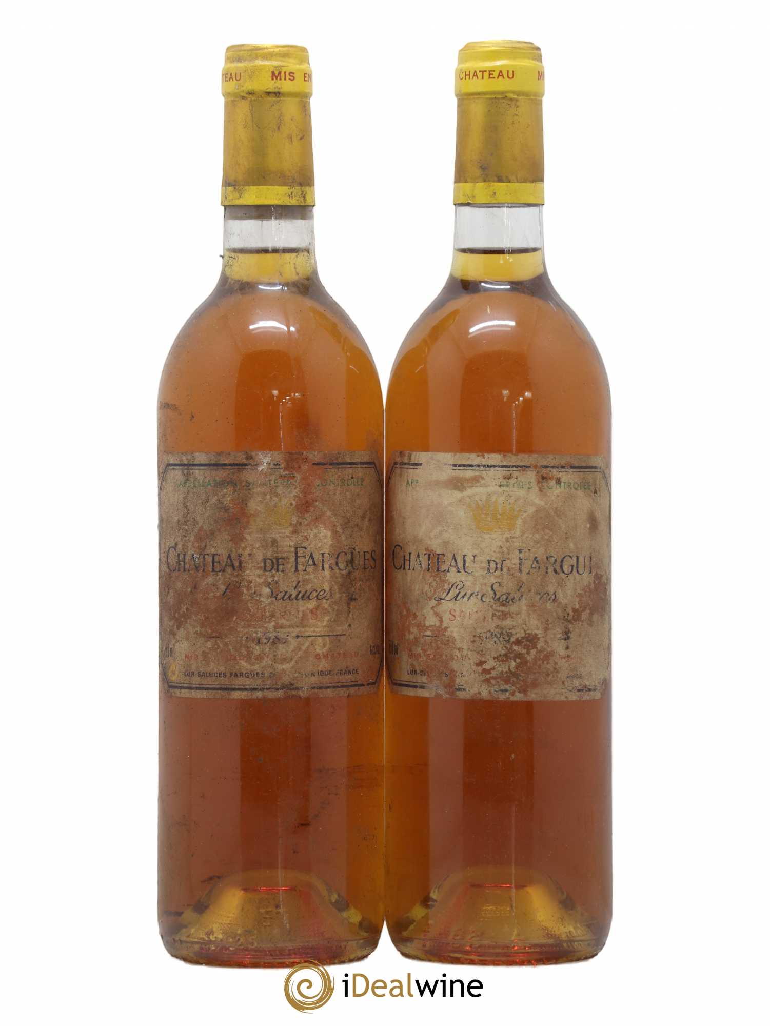 Château de Fargues 1989 - Lotto di 2 bottiglie - 0