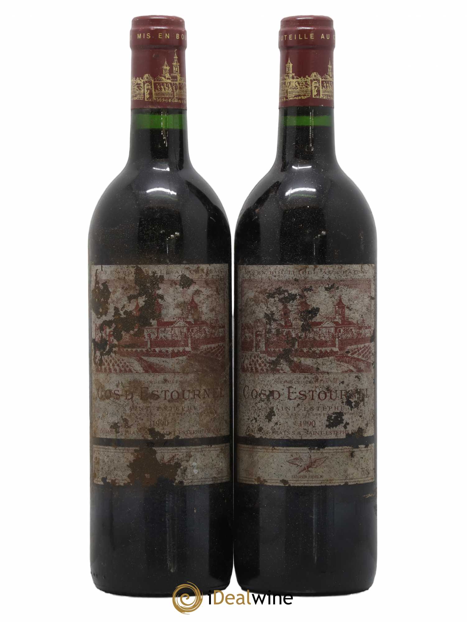 Cos d'Estournel 2ème Grand Cru Classé 1990 - Lot de 2 bouteilles - 0