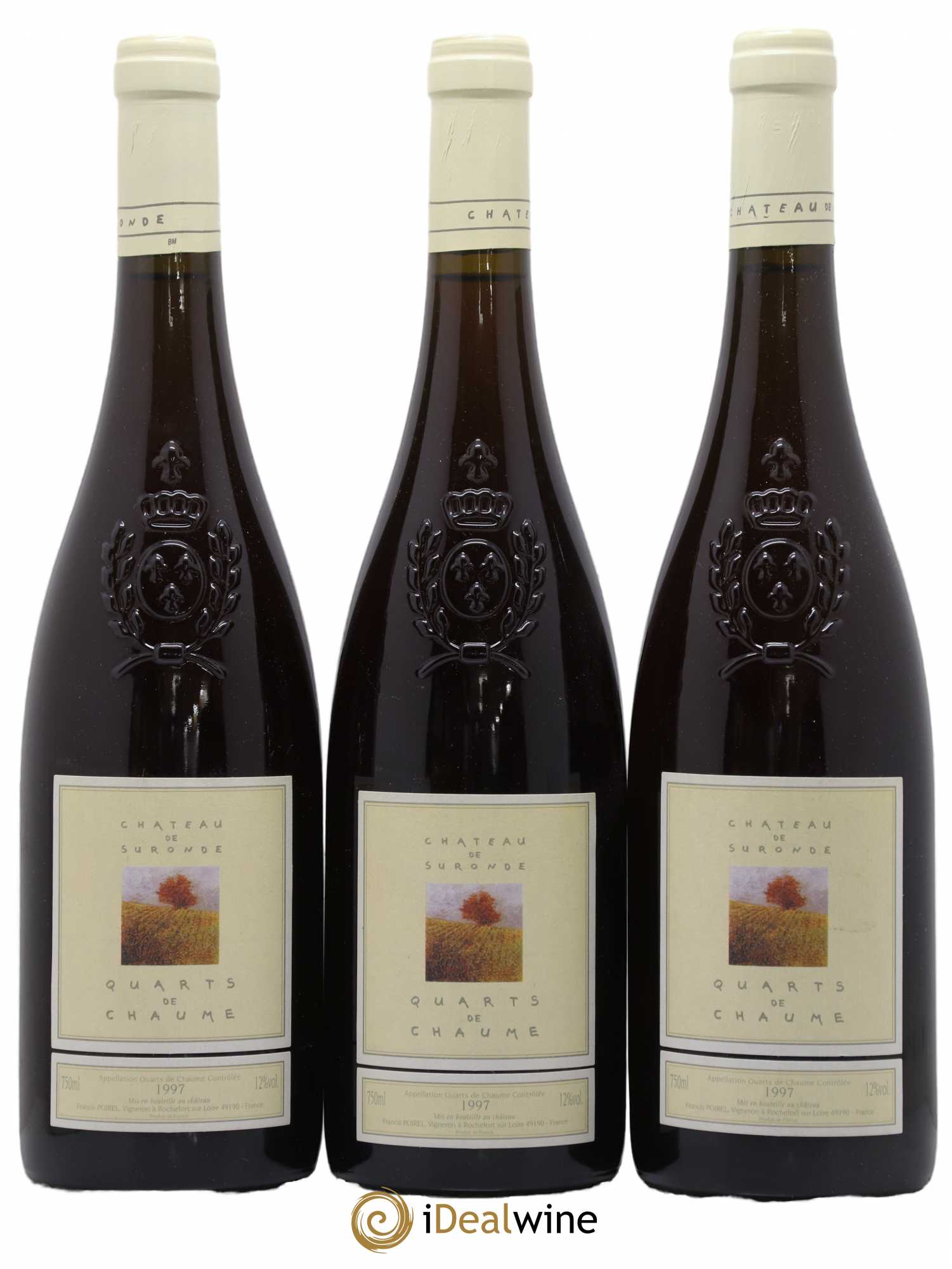 Quarts de Chaume Château de Suronde 1997 - Lotto di 3 bottiglie - 0