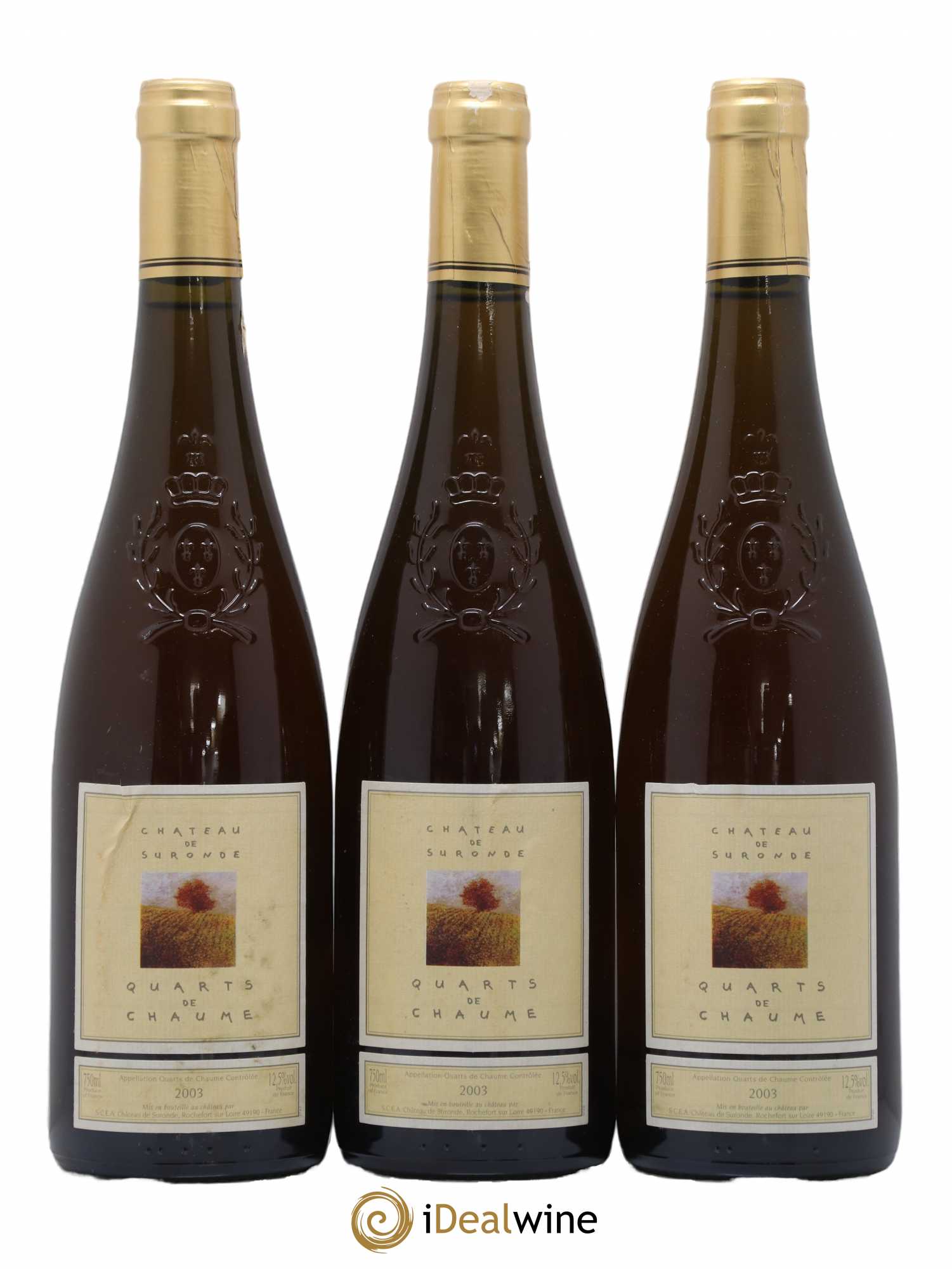 Quarts de Chaume Château de Suronde 2003 - Lotto di 3 bottiglie - 0