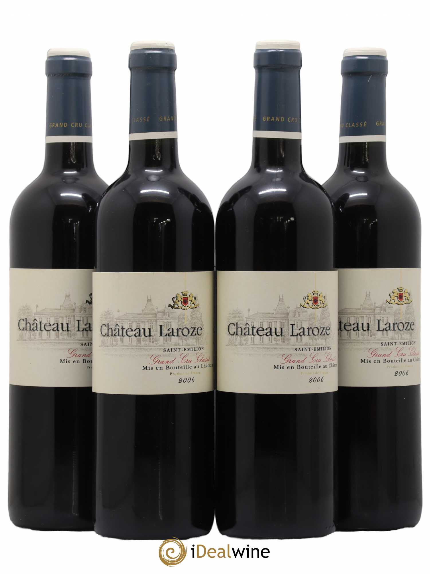 Château Laroze Grand Cru Classé 2006 - Lot de 4 bouteilles - 0