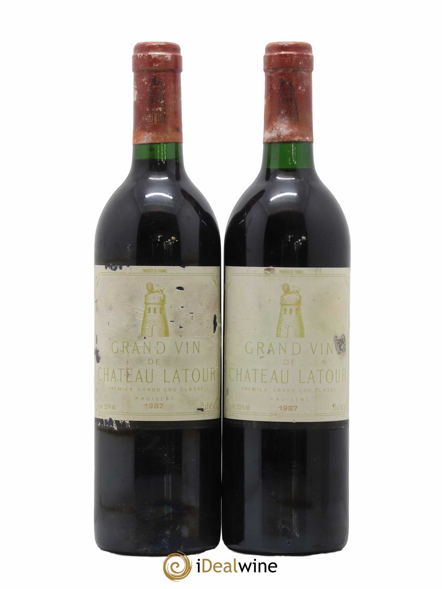 Château Latour 1er Grand Cru Classé 1987 - Lot de 2 bouteilles - 0