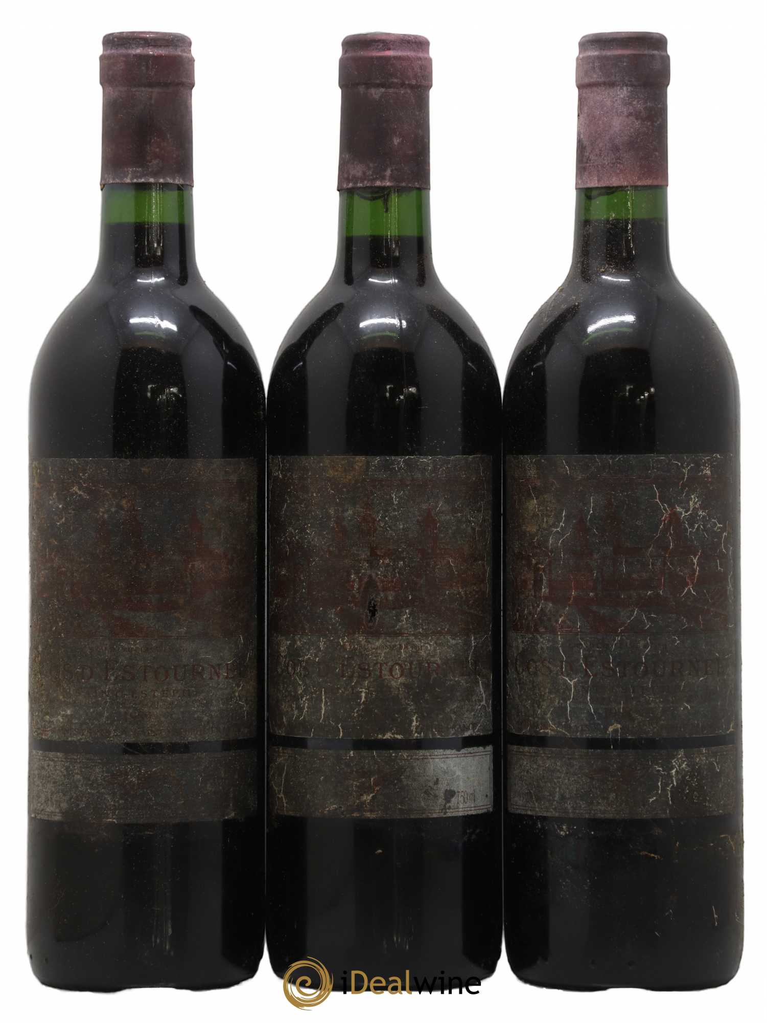 Cos d'Estournel 2ème Grand Cru Classé 1989 - Lot de 3 bouteilles - 0