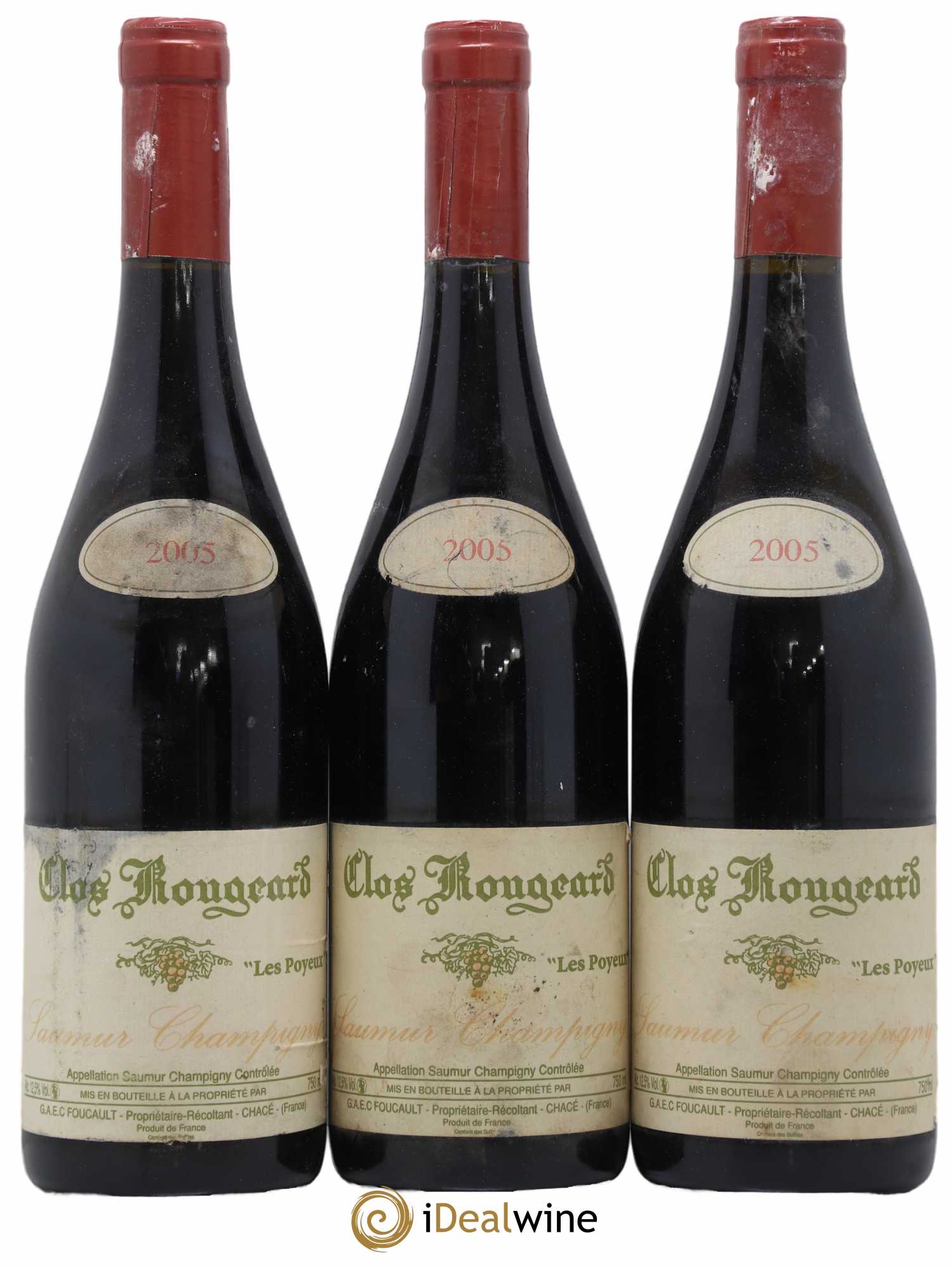 Saumur-Champigny Les Poyeux Clos Rougeard 2005 - Lot de 3 bouteilles - 0