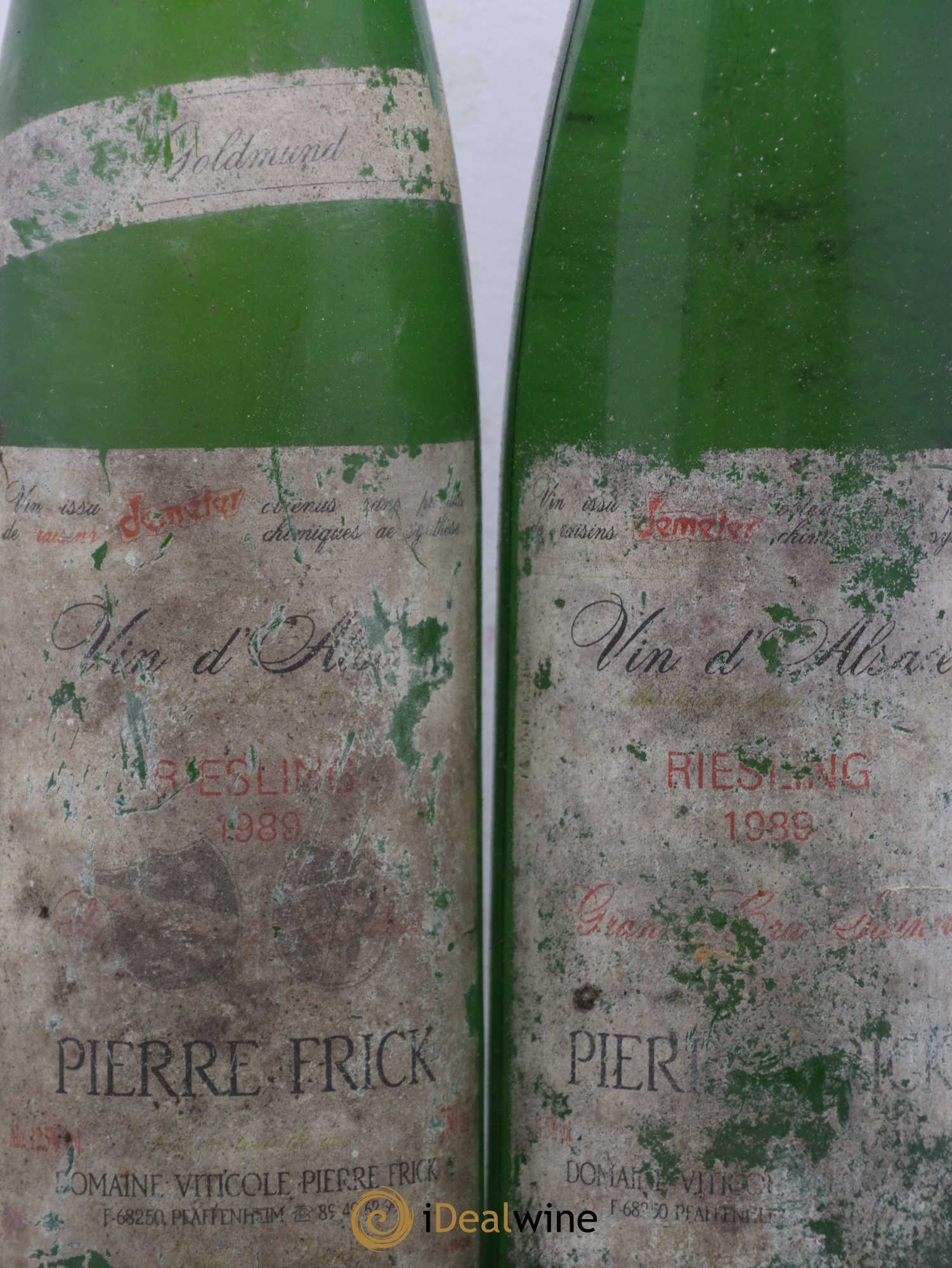 Riesling Grand Cru Steinert Pierre Frick 1989 - Lot de 2 bouteilles - 1