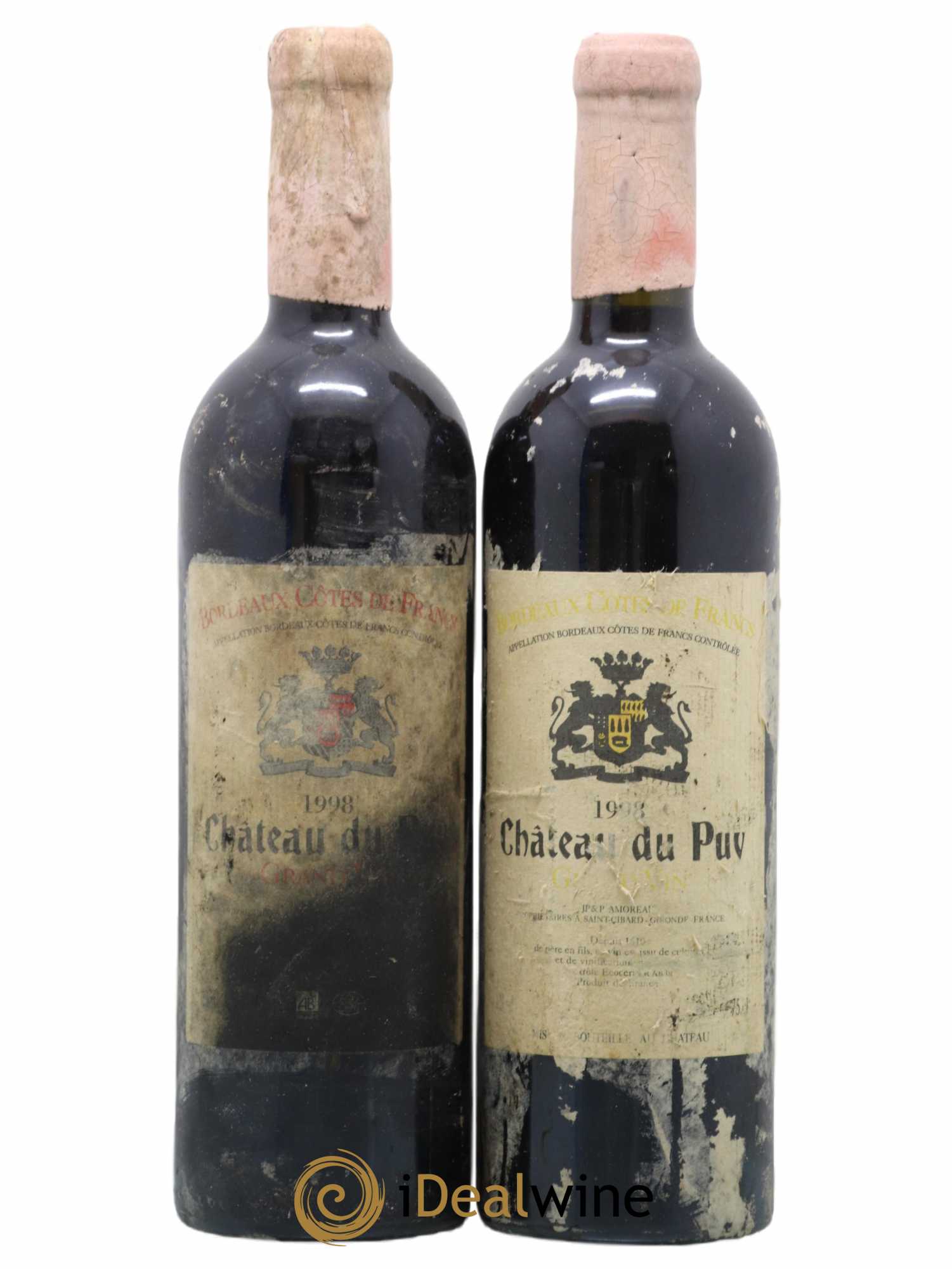 Château Le Puy 1998 - Lot de 2 bouteilles - 0