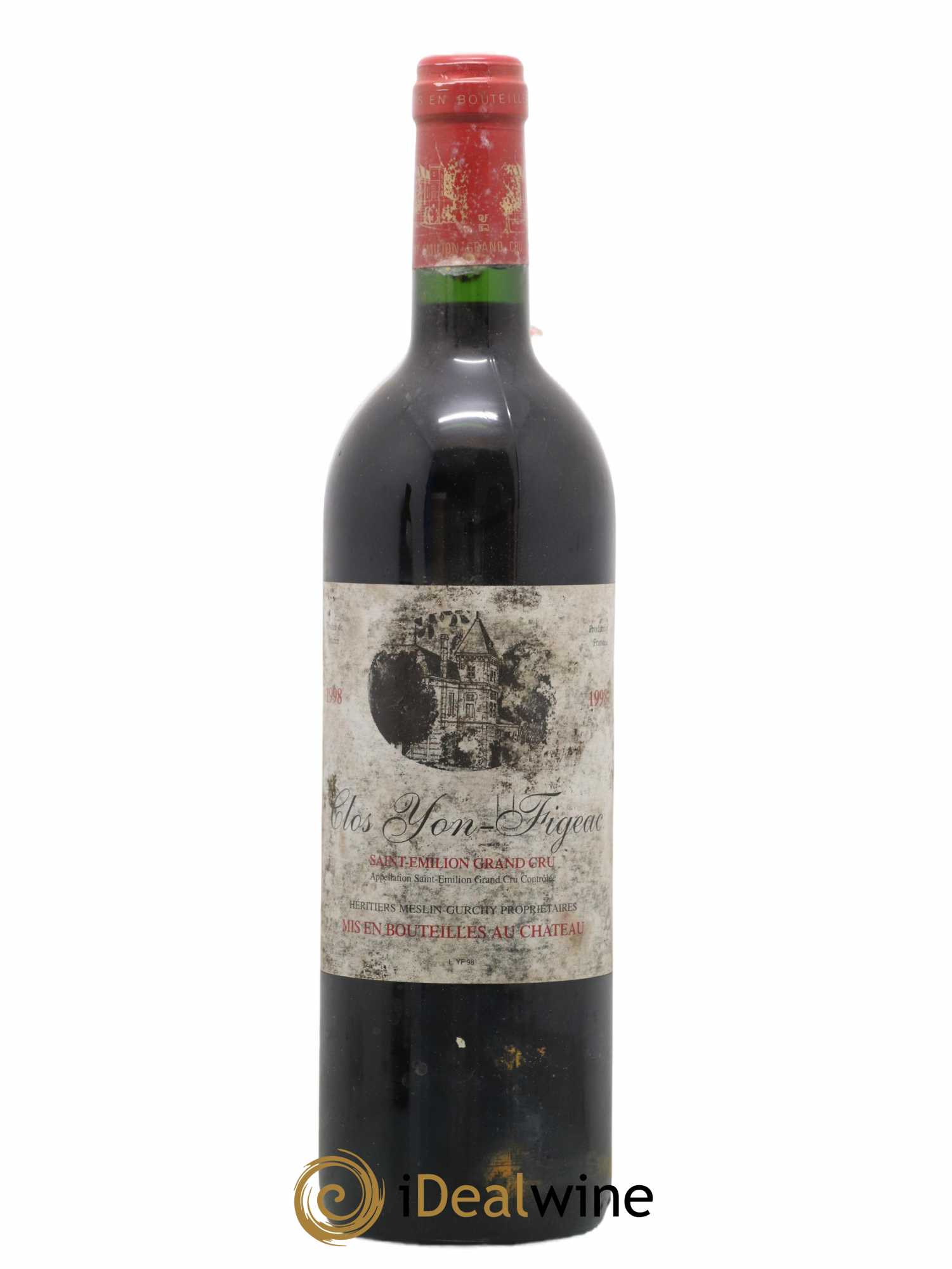 Château Yon Figeac Grand Cru Classé (sans prix de réserve) 1998 - Lot de 1 bouteille - 0