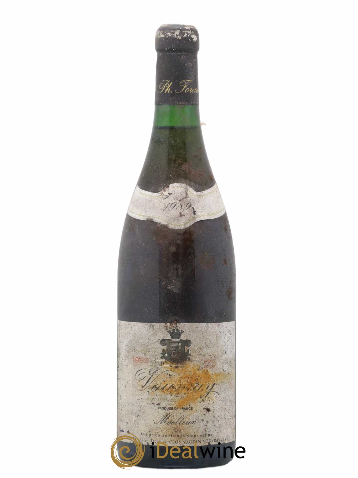 Vouvray Moelleux Clos Naudin - Philippe Foreau 1989 - Lot de 1 bouteille - 0