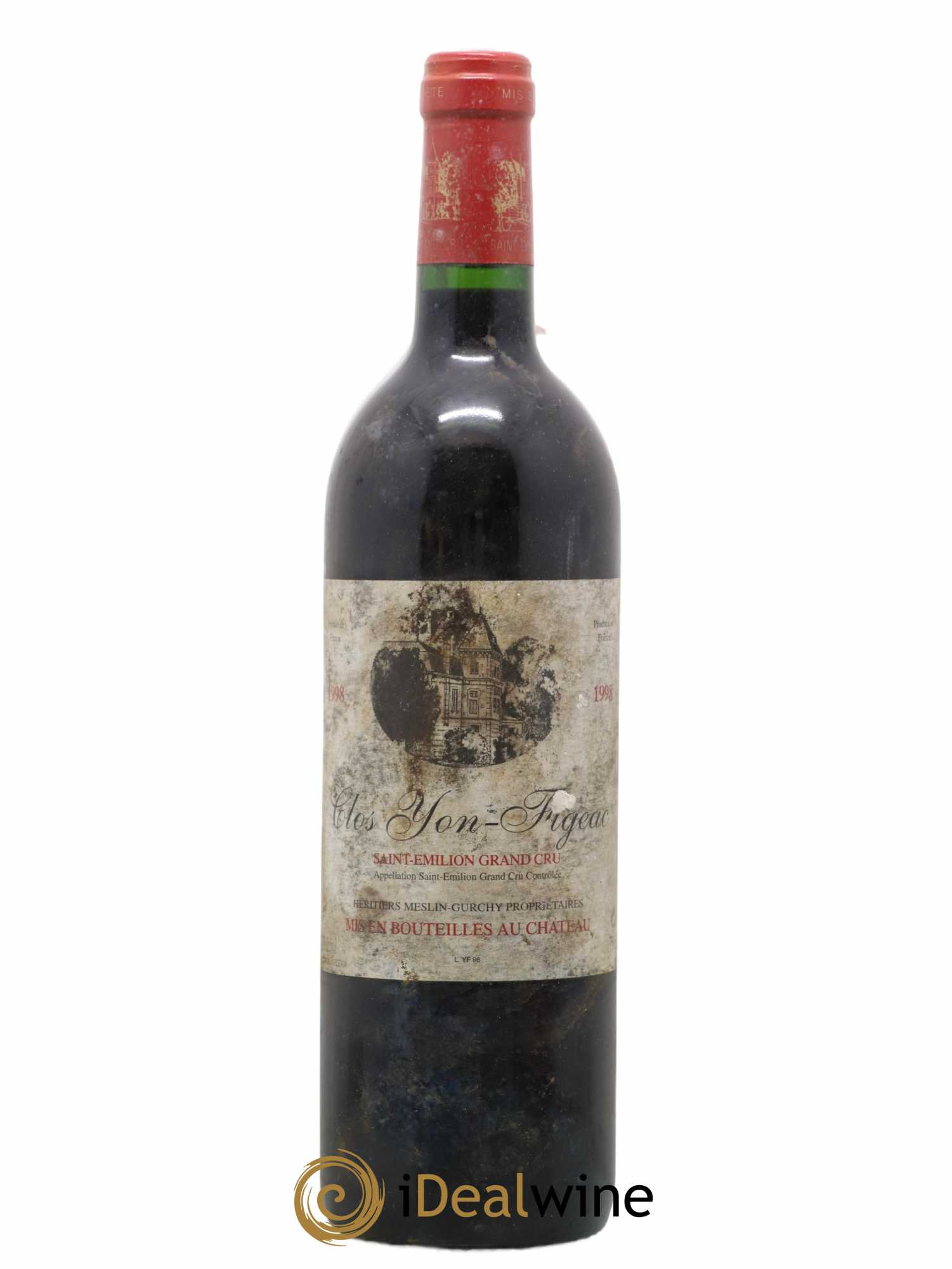 Château Yon Figeac Grand Cru Classé 1998 - Lot of 1 bottle - 0