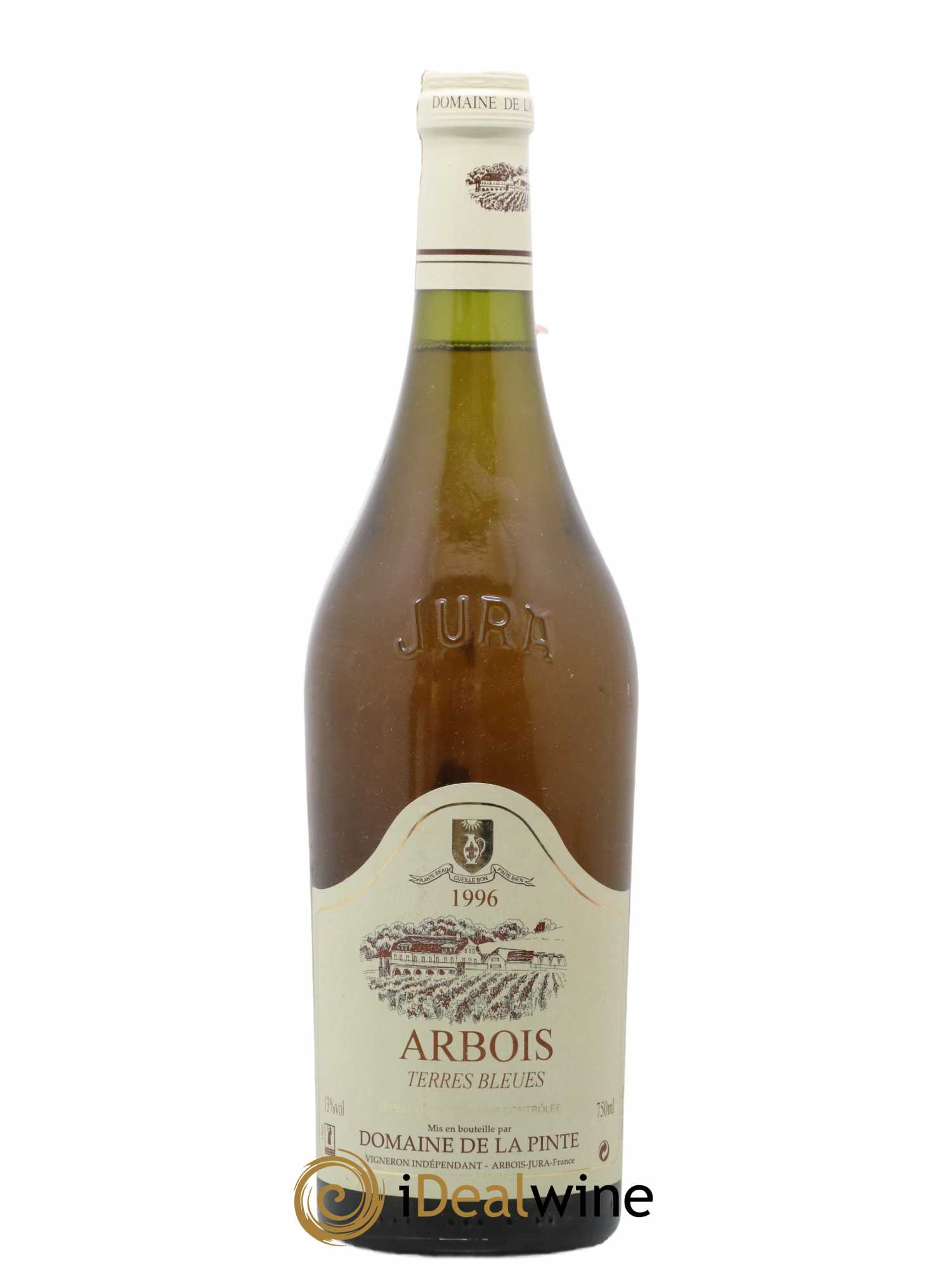 Arbois Chardonnay Domaine de la Pinte Terres Bleues 1996 - Lot de 1 bouteille - 0