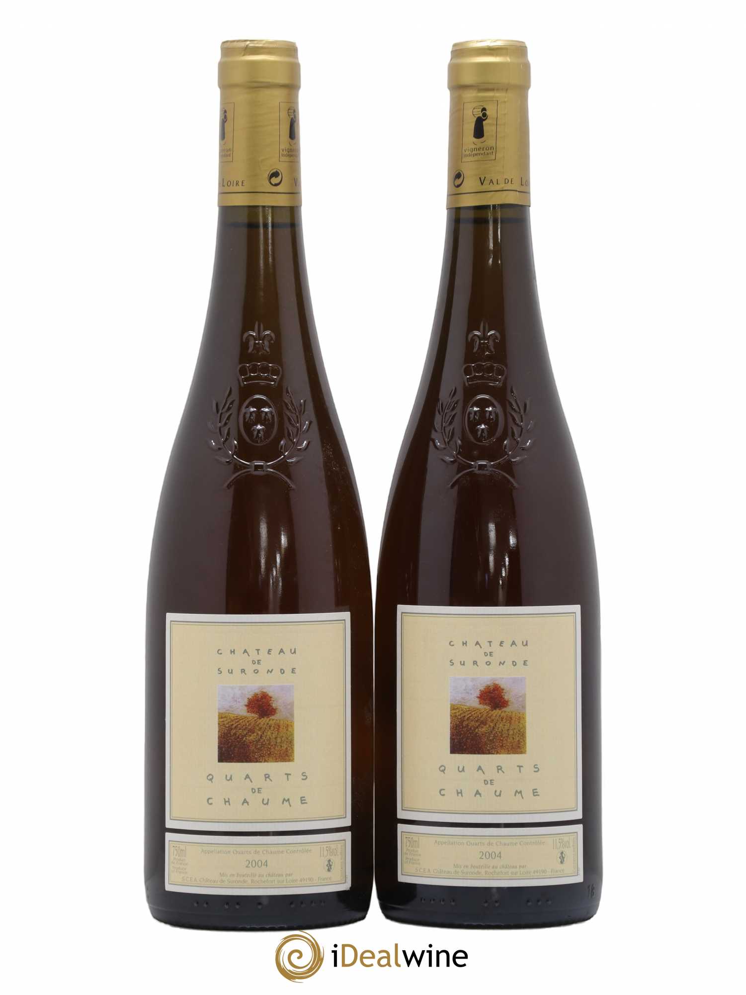Quarts de Chaume Château de Suronde 2004 - Lotto di 2 bottiglie - 0