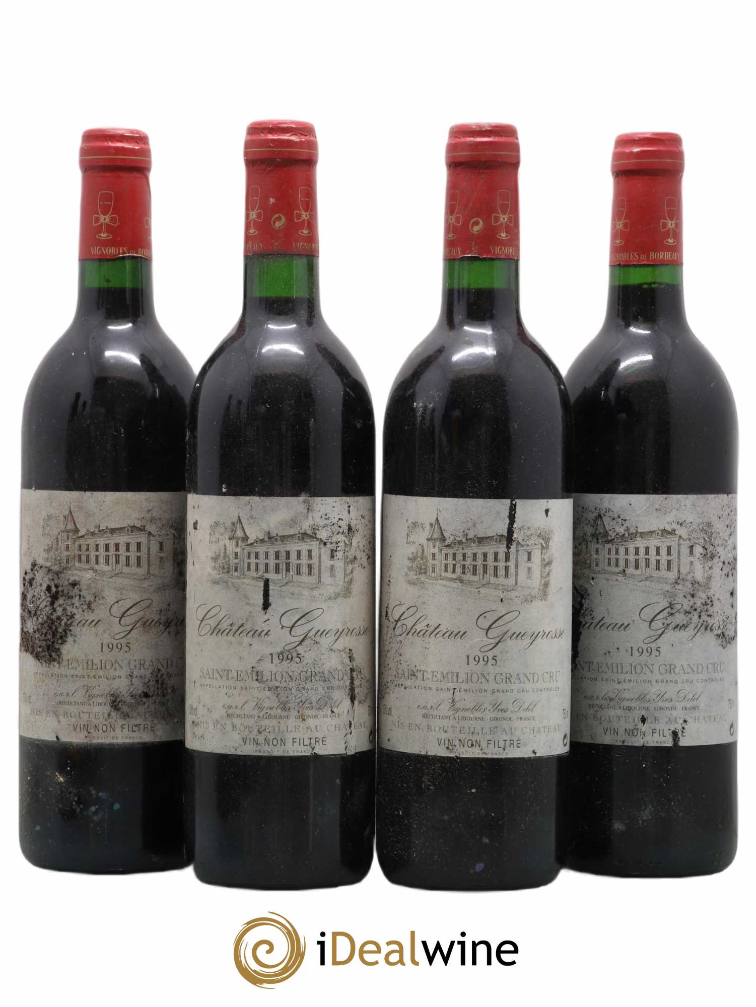 Saint-Émilion Grand Cru 1995 - Posten von 4 Flaschen - 0
