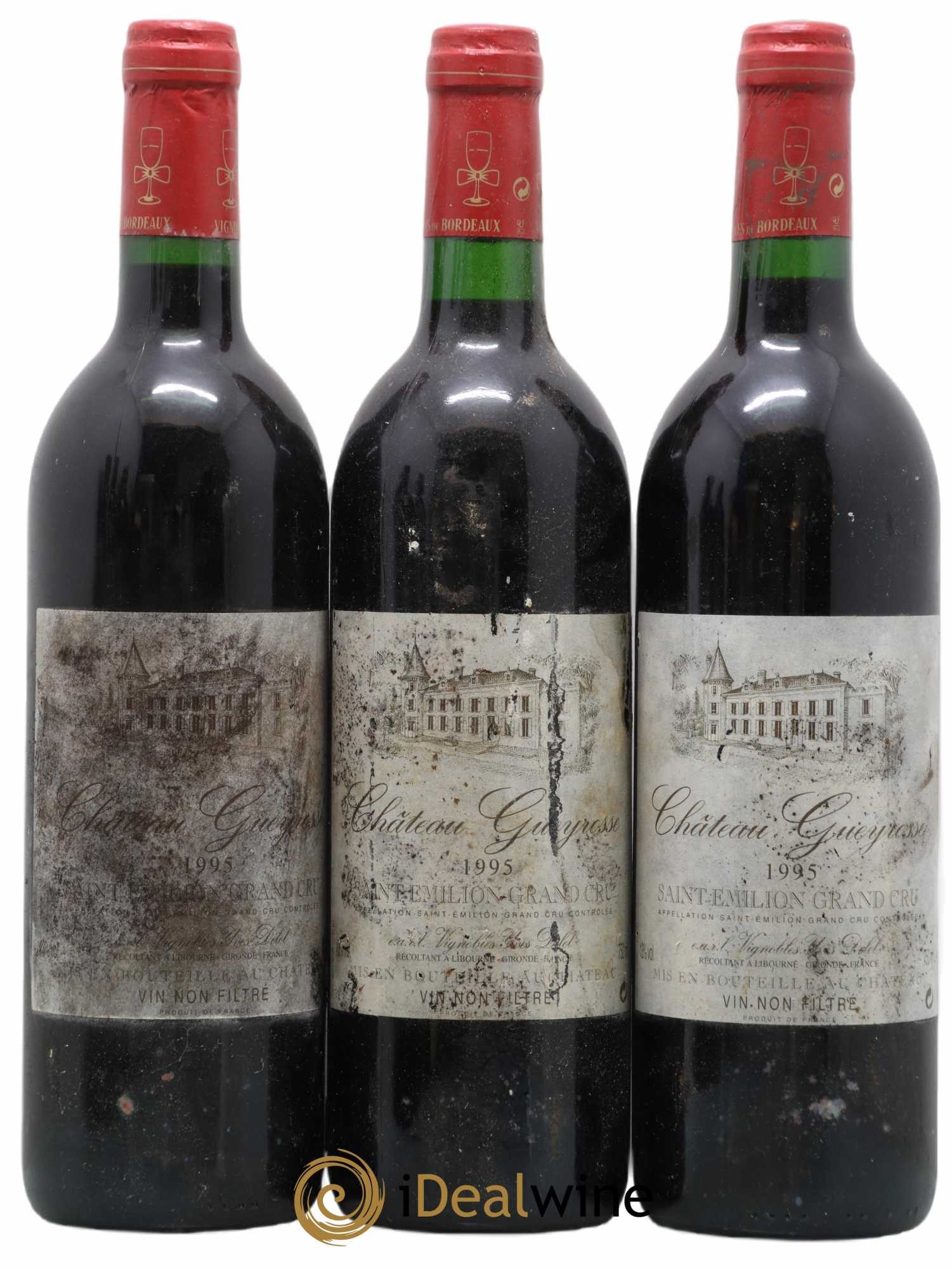 Saint-Émilion Grand Cru 1995 - Posten von 3 Flaschen - 0