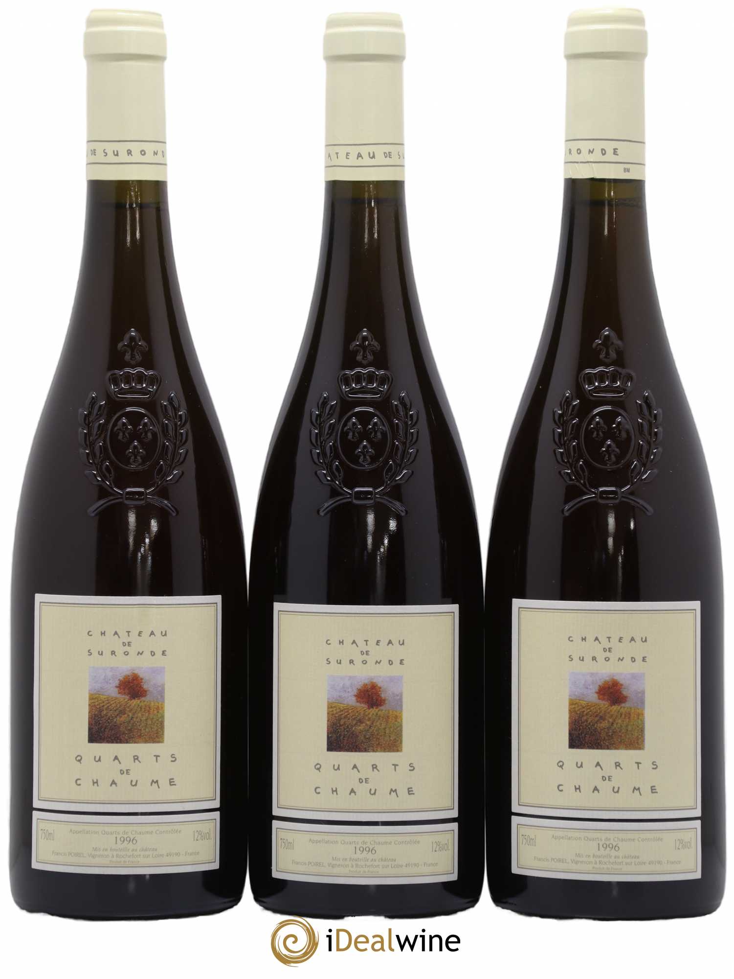 Quarts de Chaume Château de Suronde 1996 - Lotto di 12 bottiglie - 1