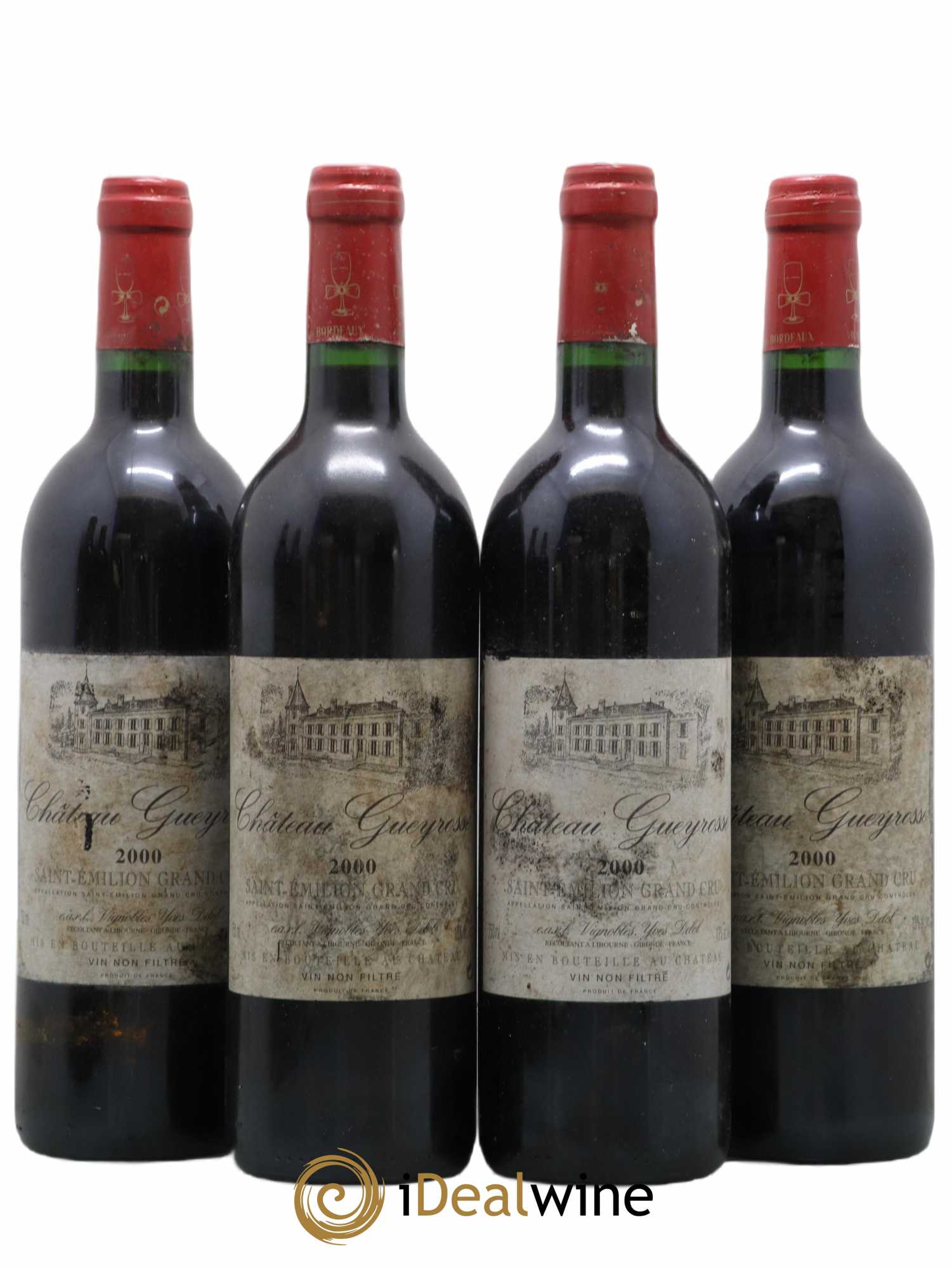 Saint-Émilion Grand Cru 2000 - Posten von 4 Flaschen - 0