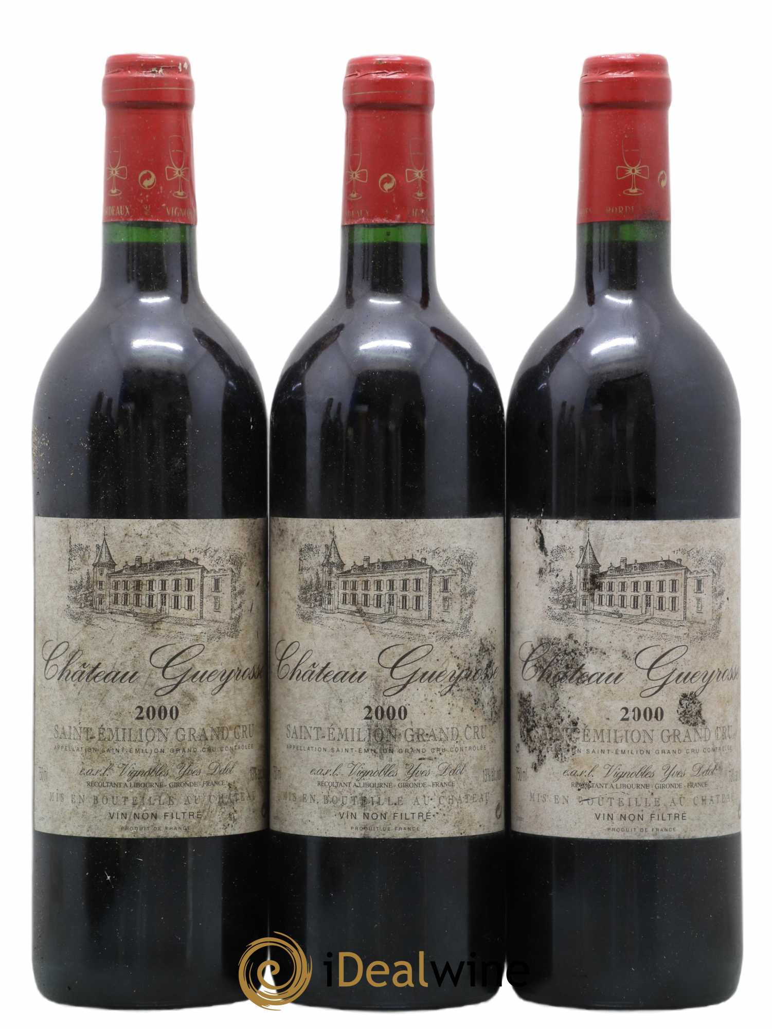 Saint-Émilion Grand Cru 2000 - Posten von 3 Flaschen - 0