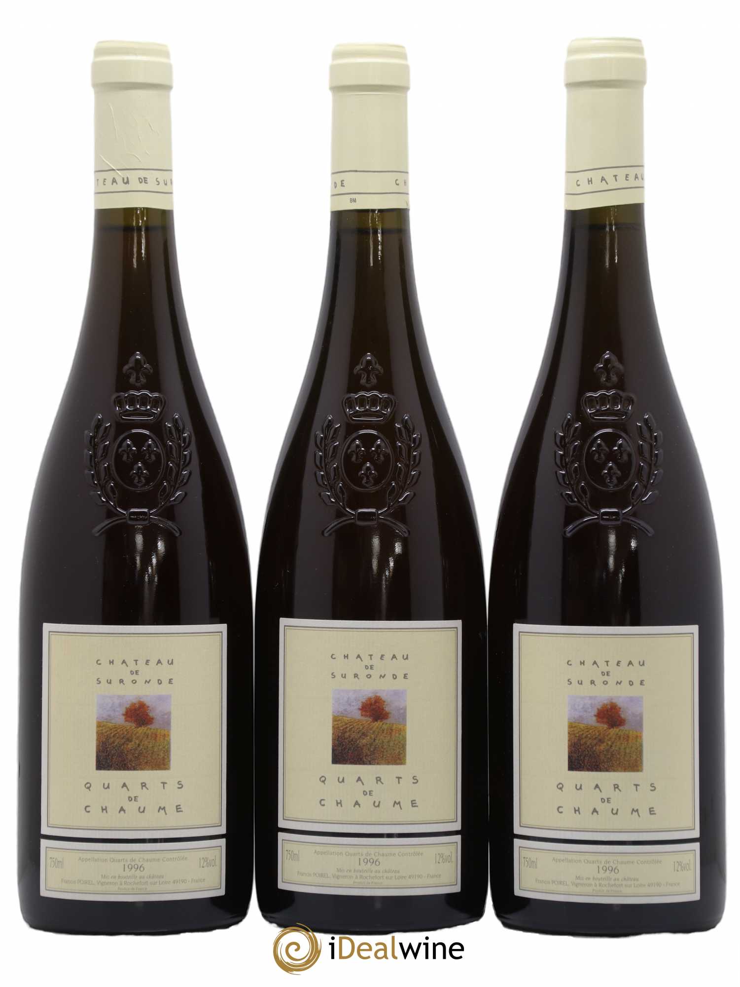 Quarts de Chaume Château de Suronde 1996 - Lotto di 12 bottiglie - 1