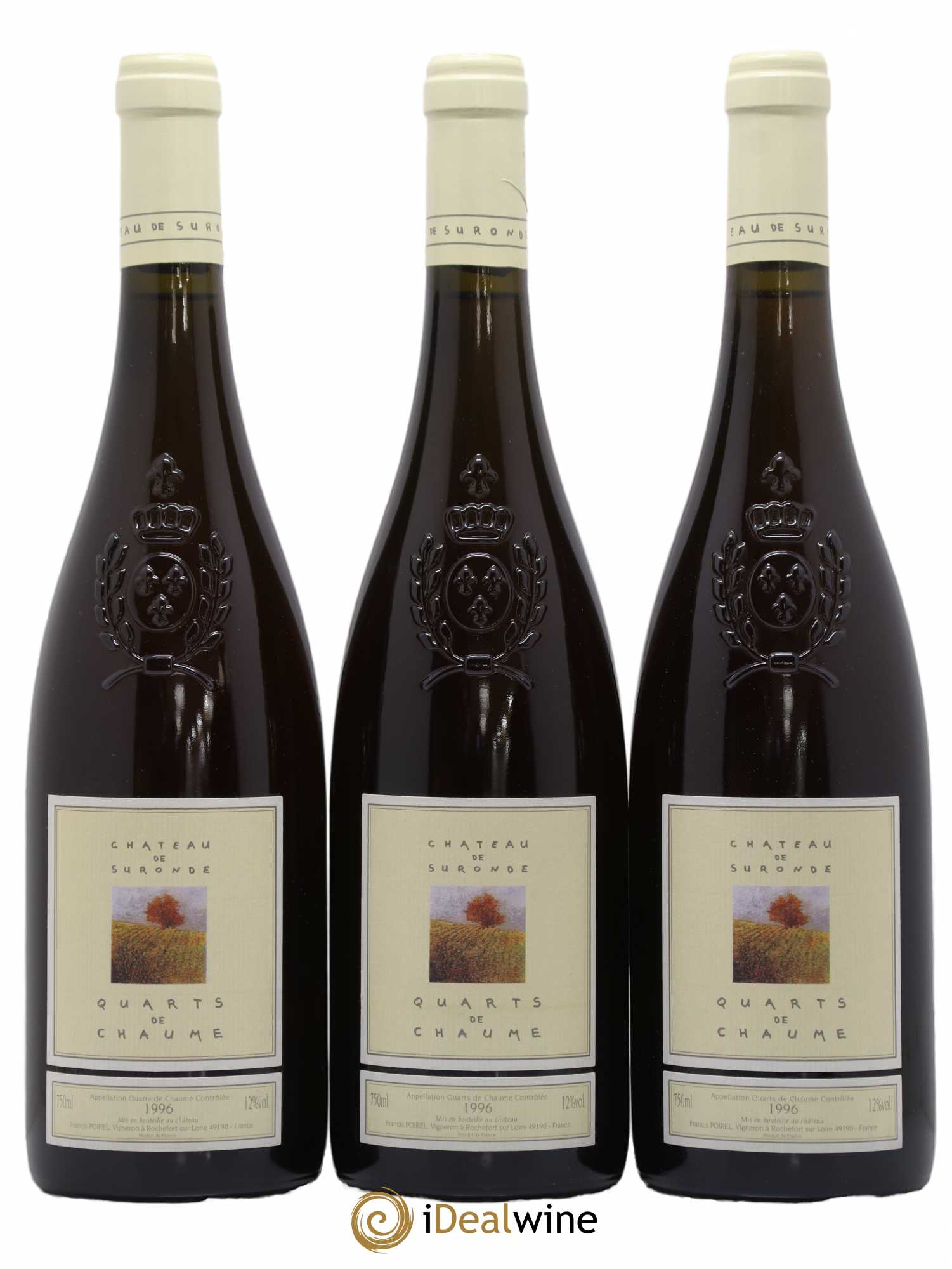 Quarts de Chaume Château de Suronde 1996 - Lotto di 12 bottiglie - 2