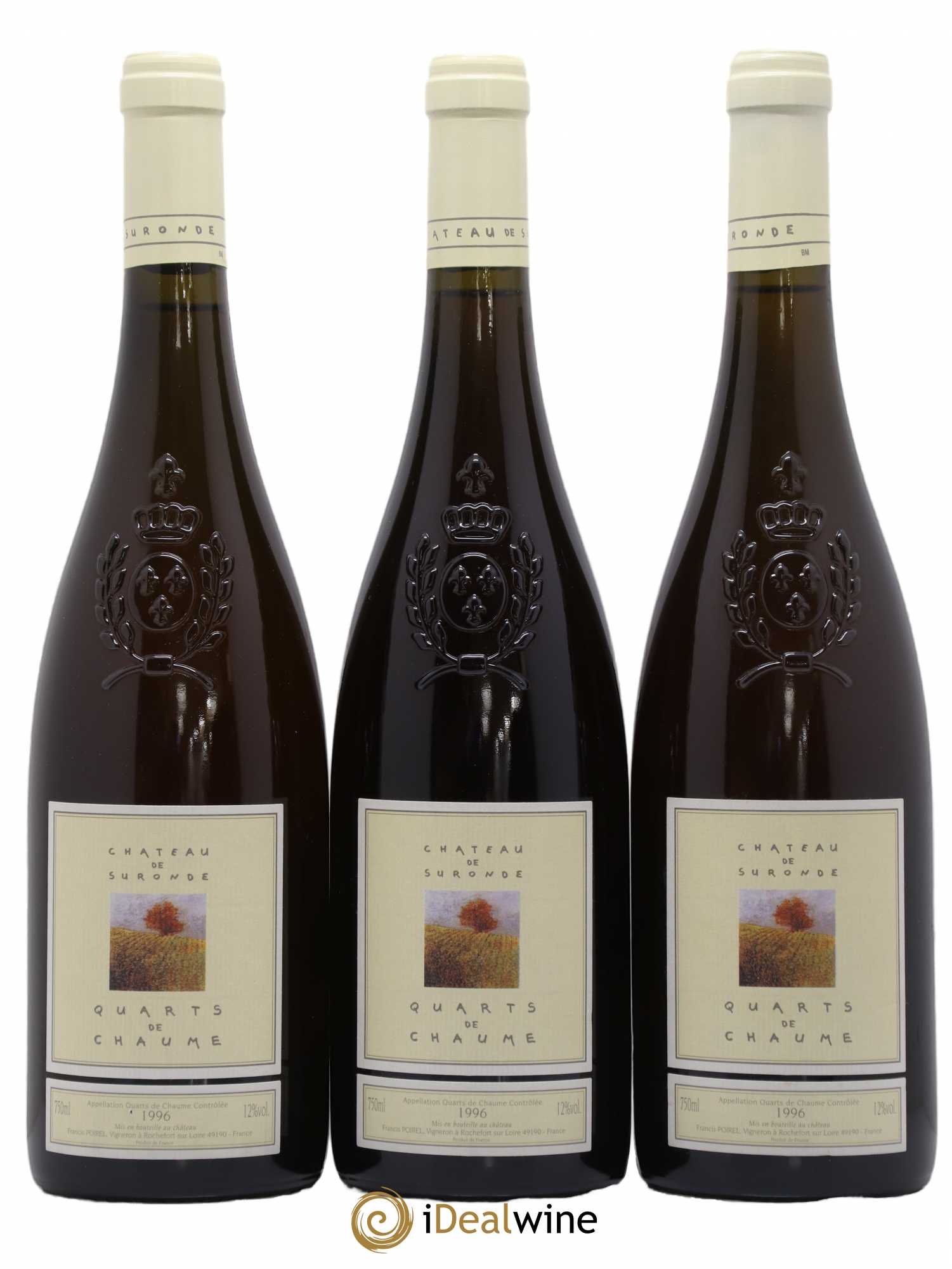 Quarts de Chaume Château de Suronde 1996 - Lotto di 12 bottiglie - 3