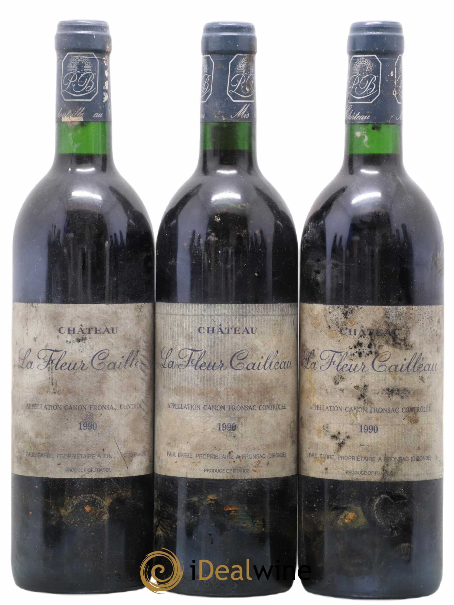 Canon-Fronsac Château la Fleur Cailleau 1990 - Lot of 6 bottles - 1
