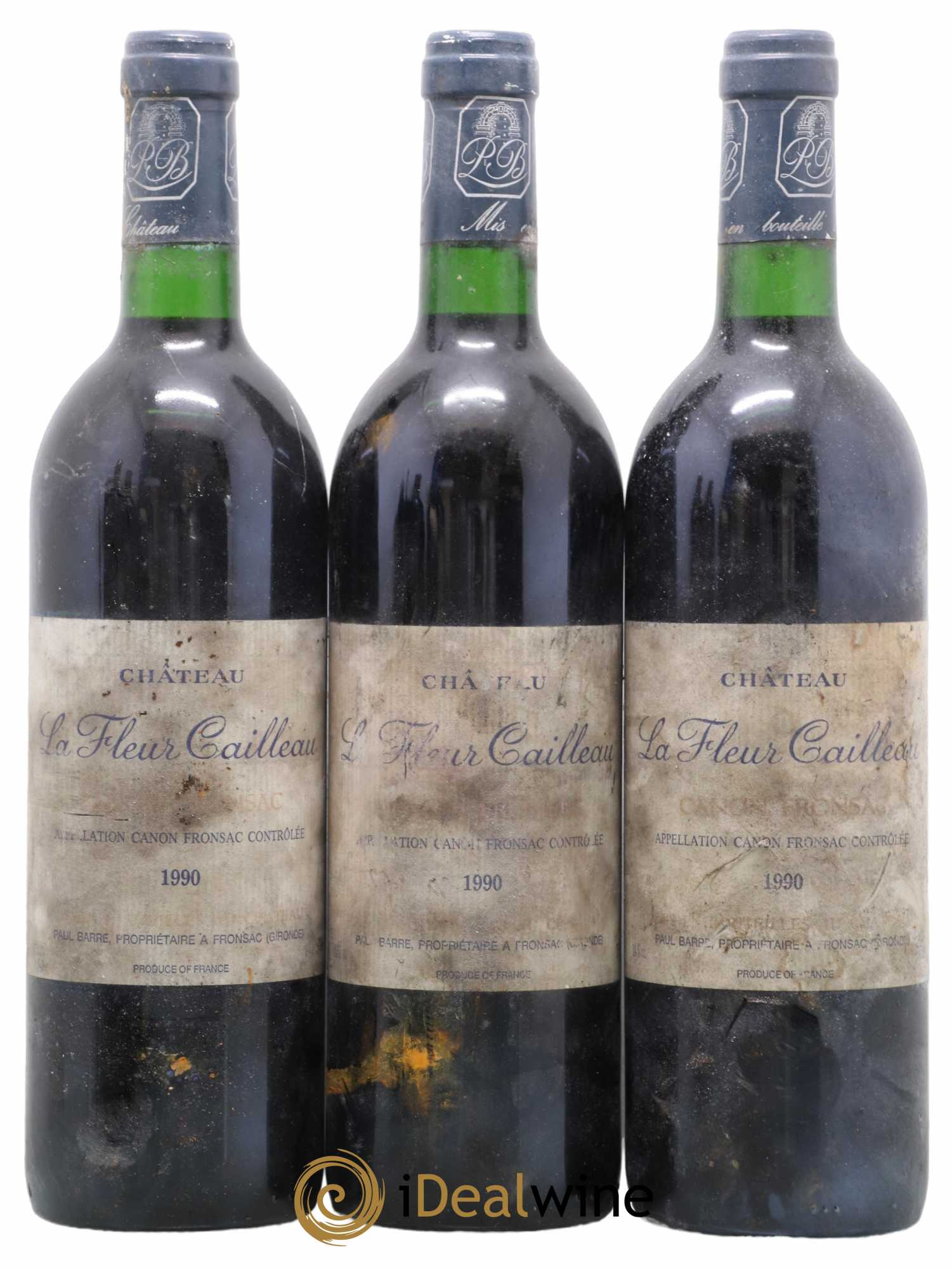 Canon-Fronsac Château la Fleur Cailleau 1990 - Lot of 6 bottles - 2
