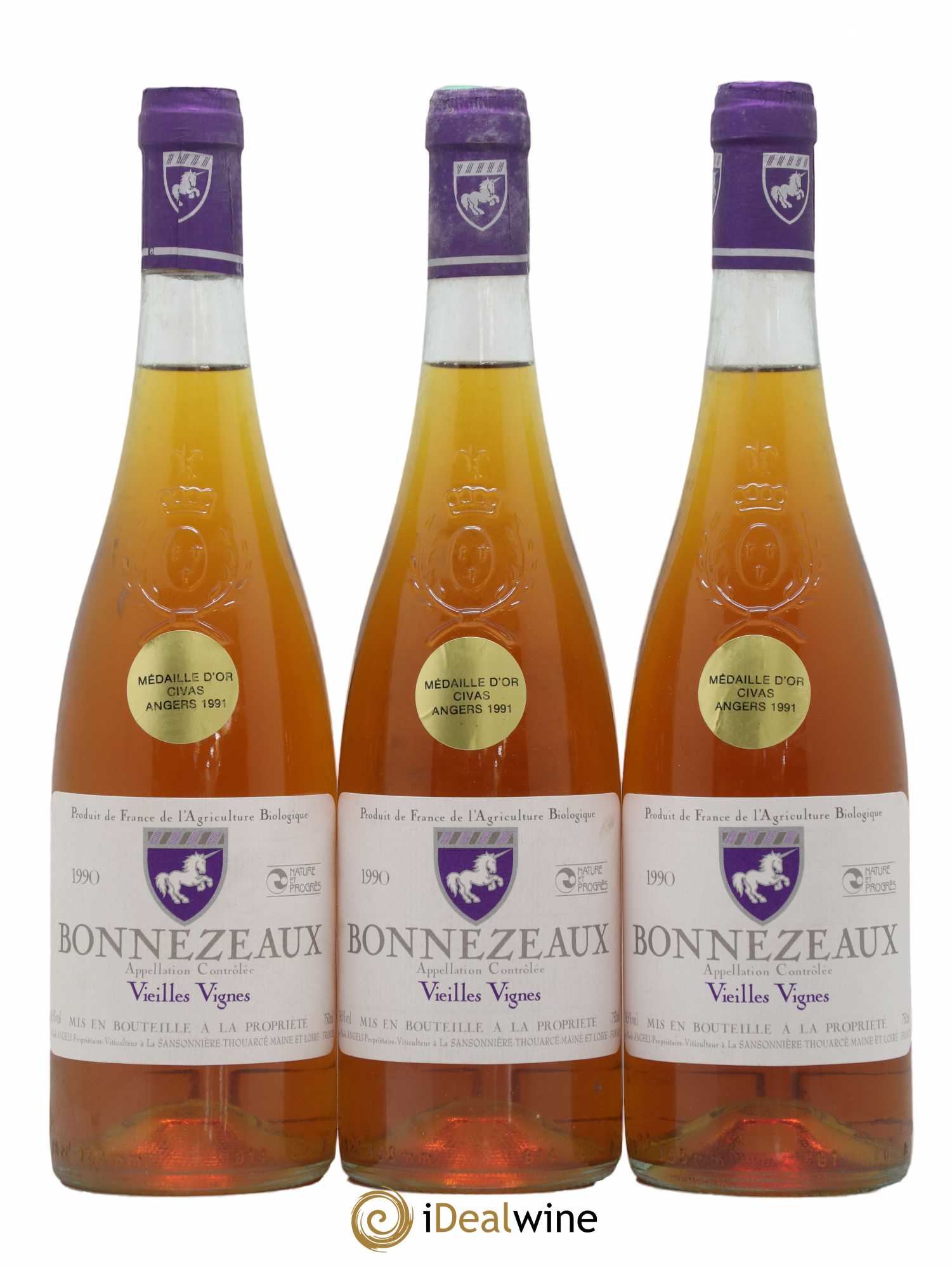 Bonnezeaux Vieilles Vignes Mark Angeli Ferme De La Sansonniere 1990 - Lotto di 12 bottiglie - 2