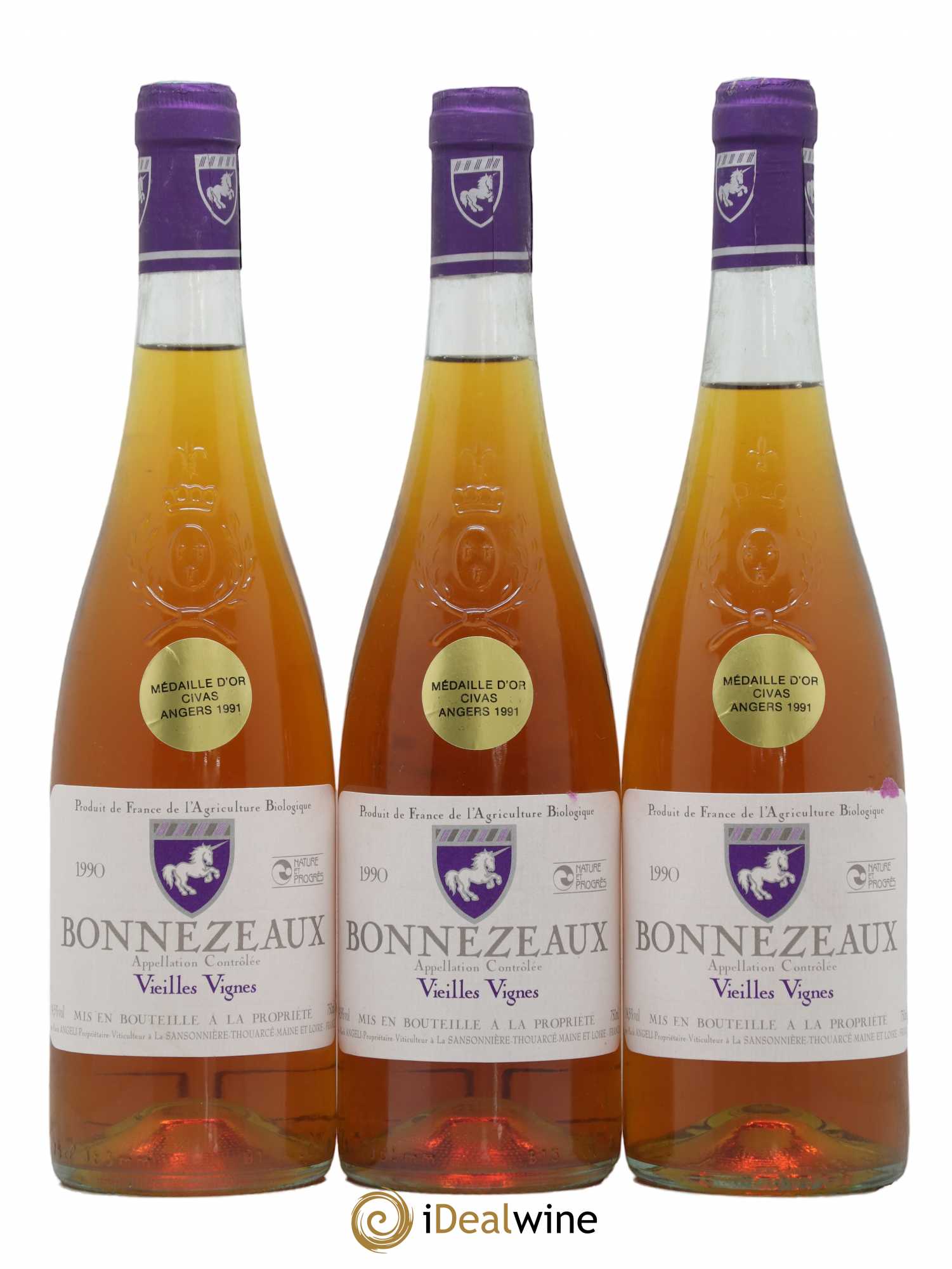 Bonnezeaux Vieilles Vignes Mark Angeli Ferme De La Sansonniere 1990 - Lotto di 12 bottiglie - 4