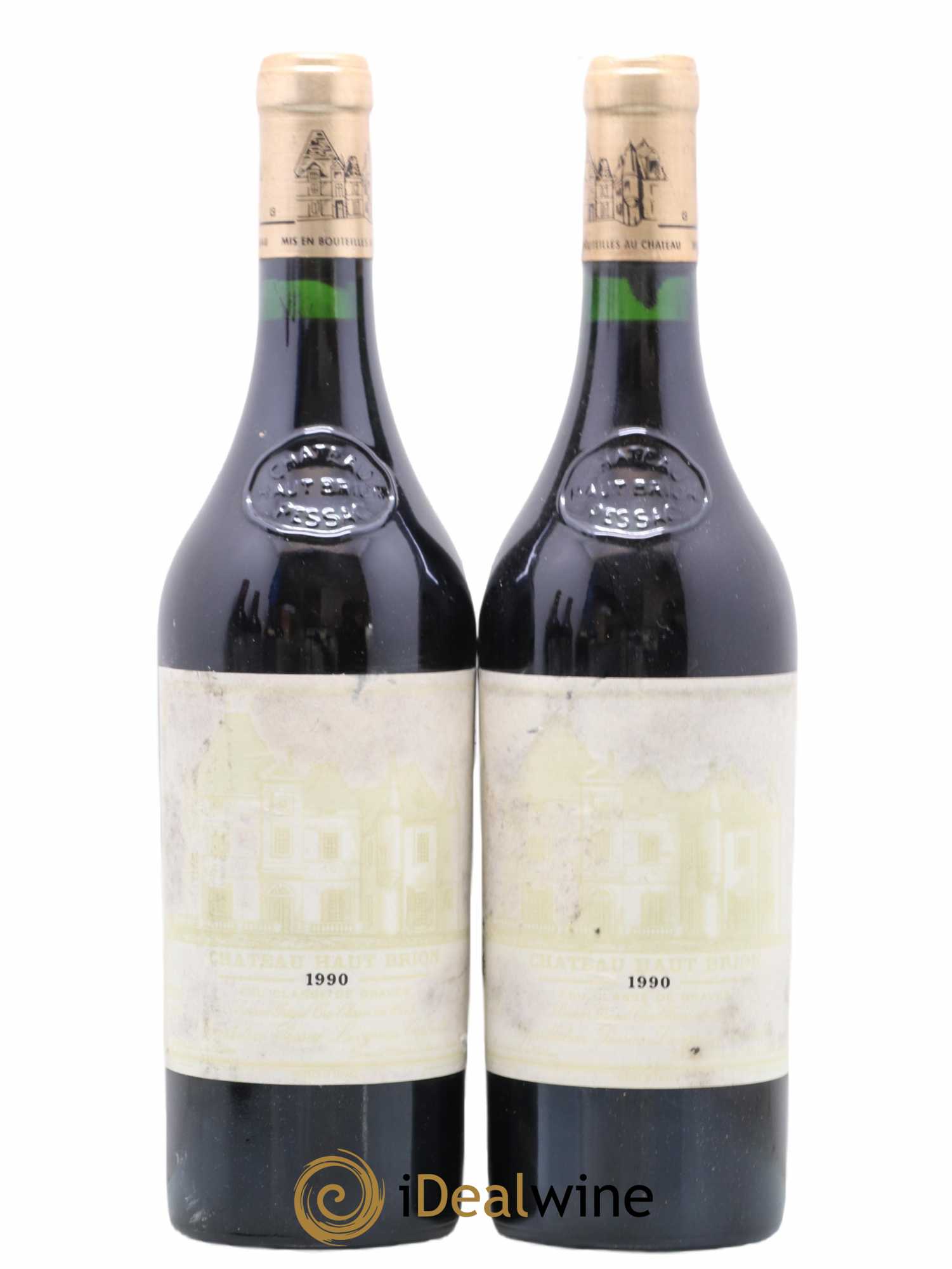 Château Haut Brion 1er Grand Cru Classé 1990 - Lot of 2 bottles - 0