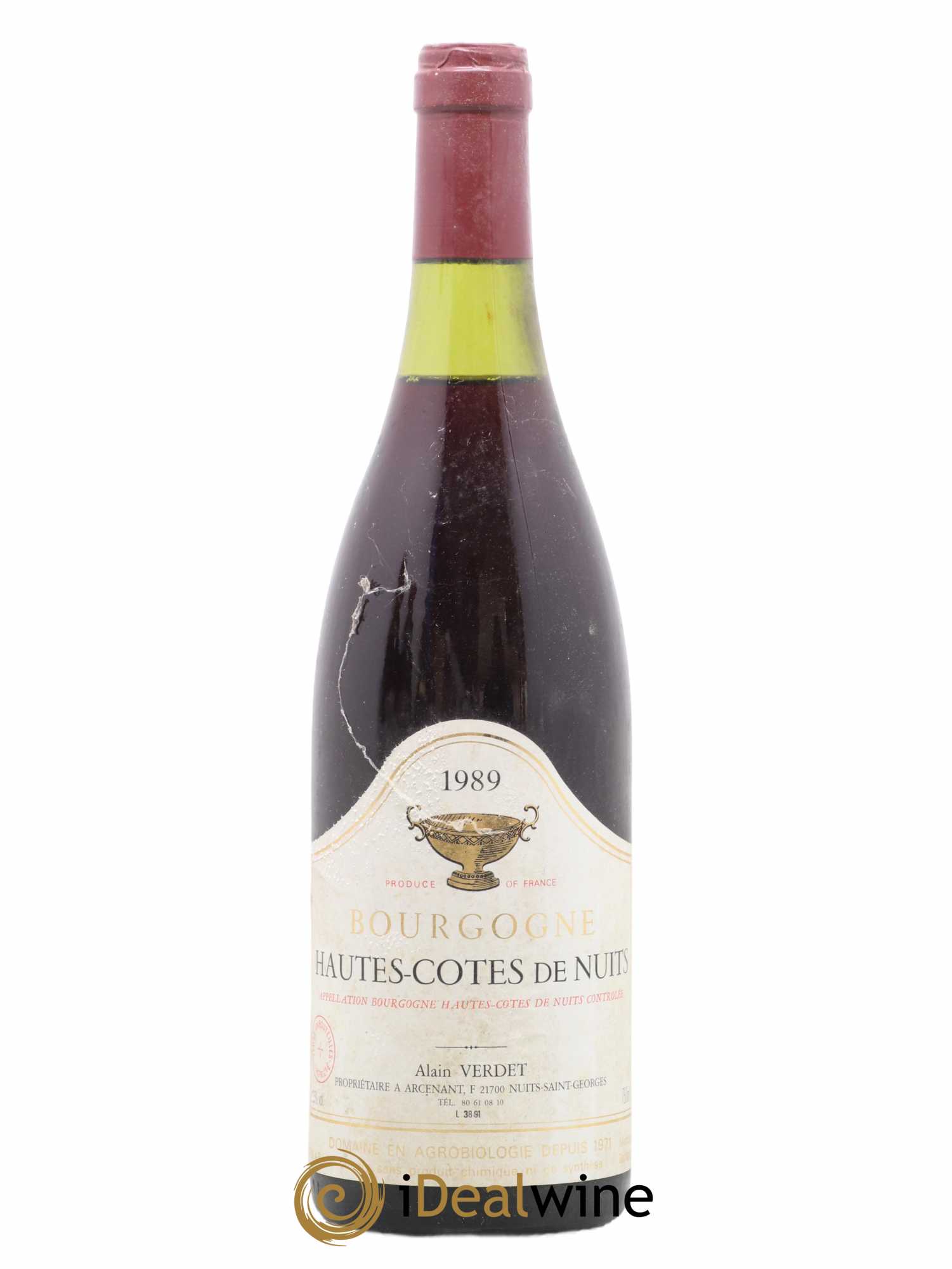 Hautes-Côtes de Nuits Verdet 1989 - Lot de 1 bouteille - 0