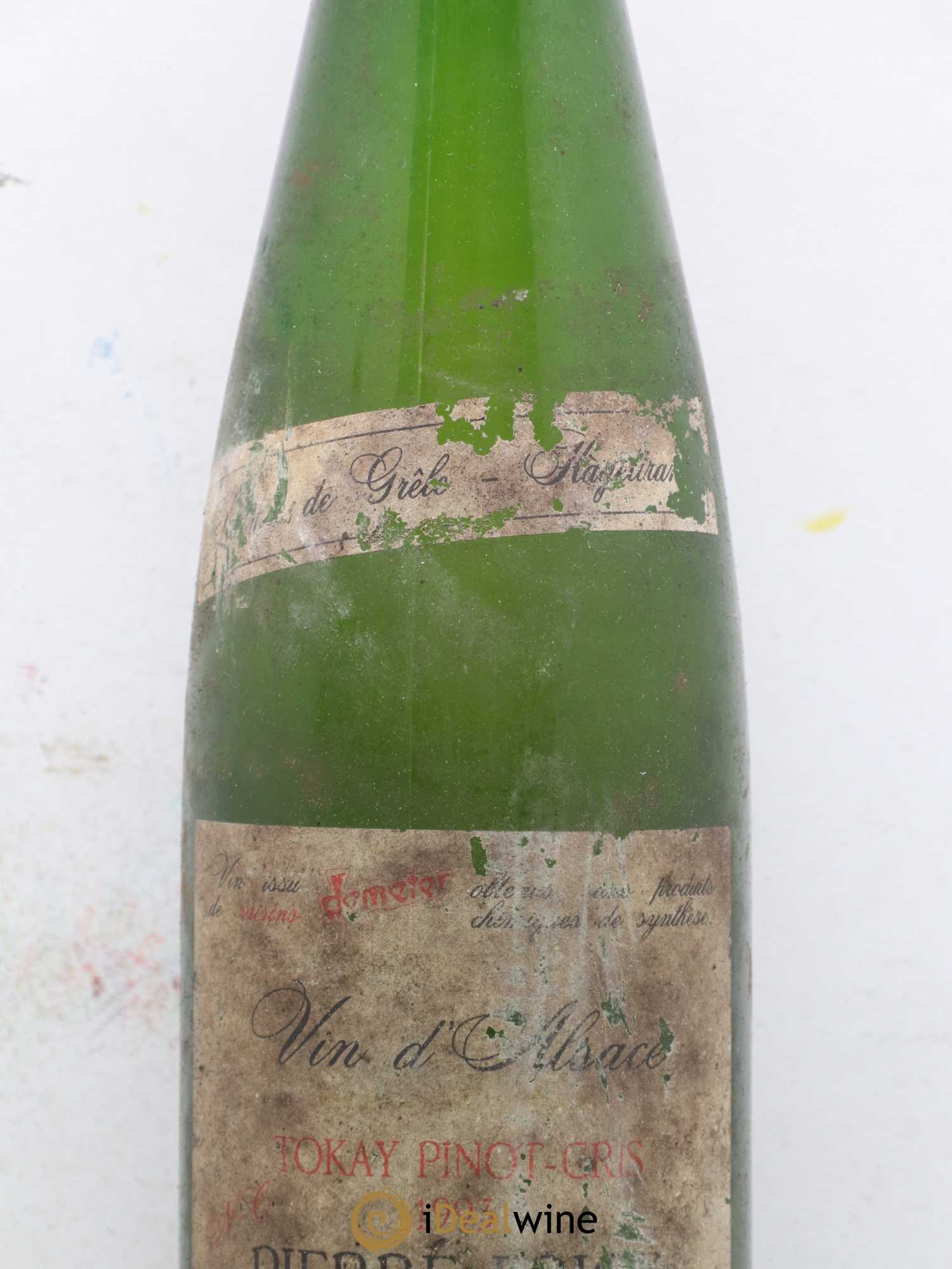 Pinot Gris Domaine Frick Larmes De Grêle 1993 - Lot de 1 bouteille - 1