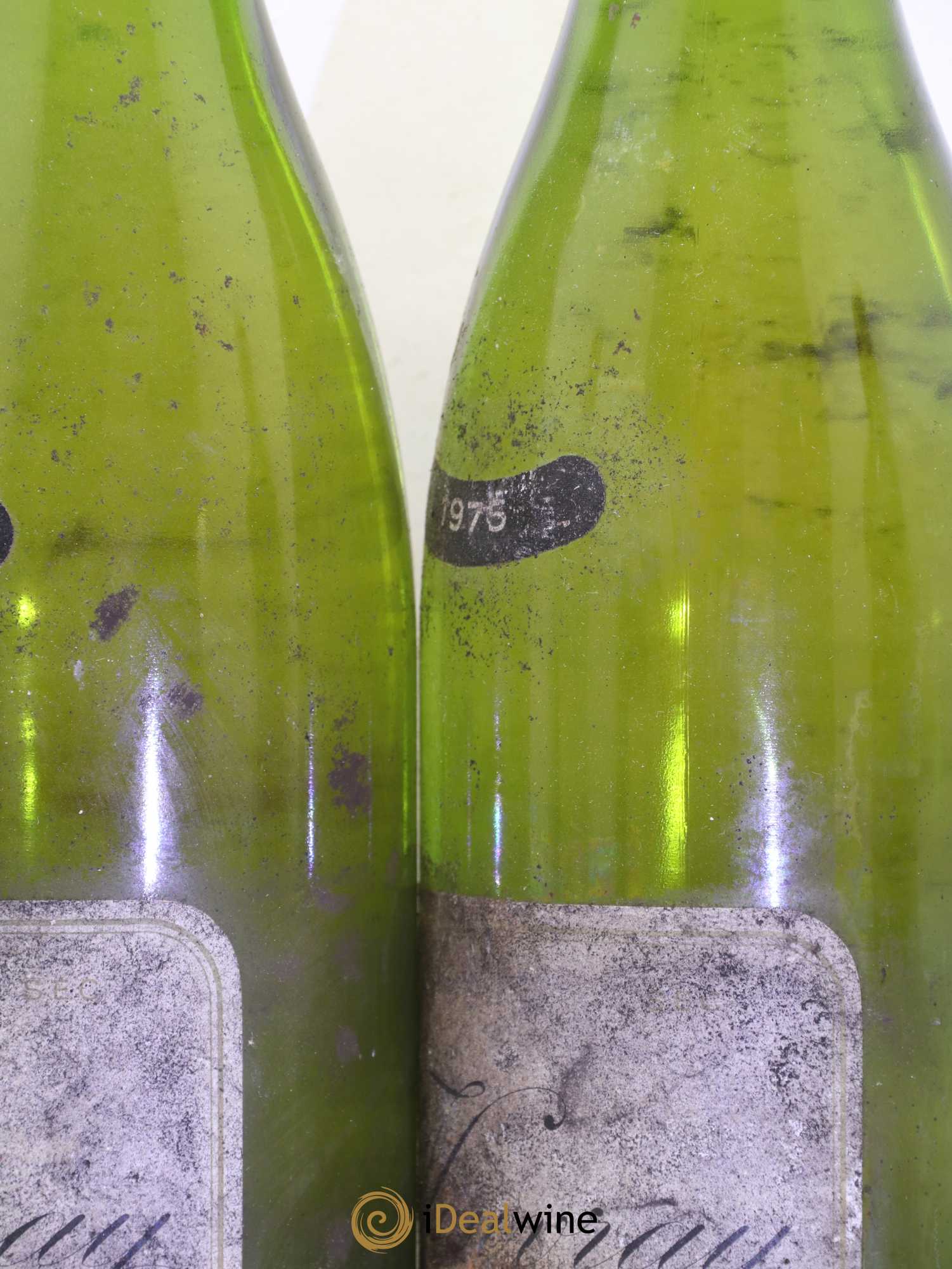 Vouvray Sec Clos Naudin - Philippe Foreau 1975 - Lot de 2 bouteilles - 1