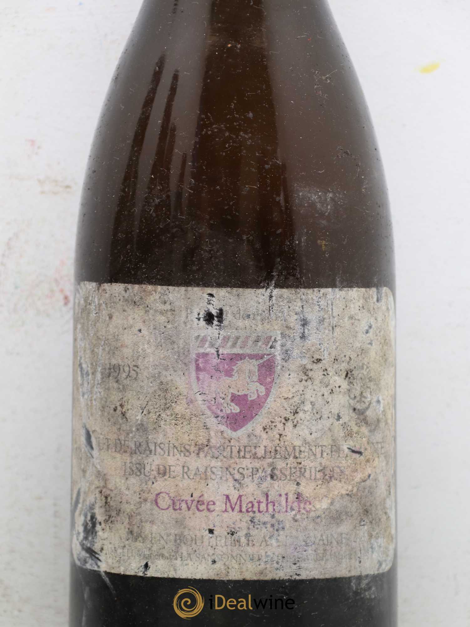 Moût de raisins partiellement fermenté issu de raisins passerillés Coteau du Houet Mark Angeli (Domaine) - Ferme de la Sansonnière Cuvée Mathilde 1995 - Posten von 3 Flaschen - 2