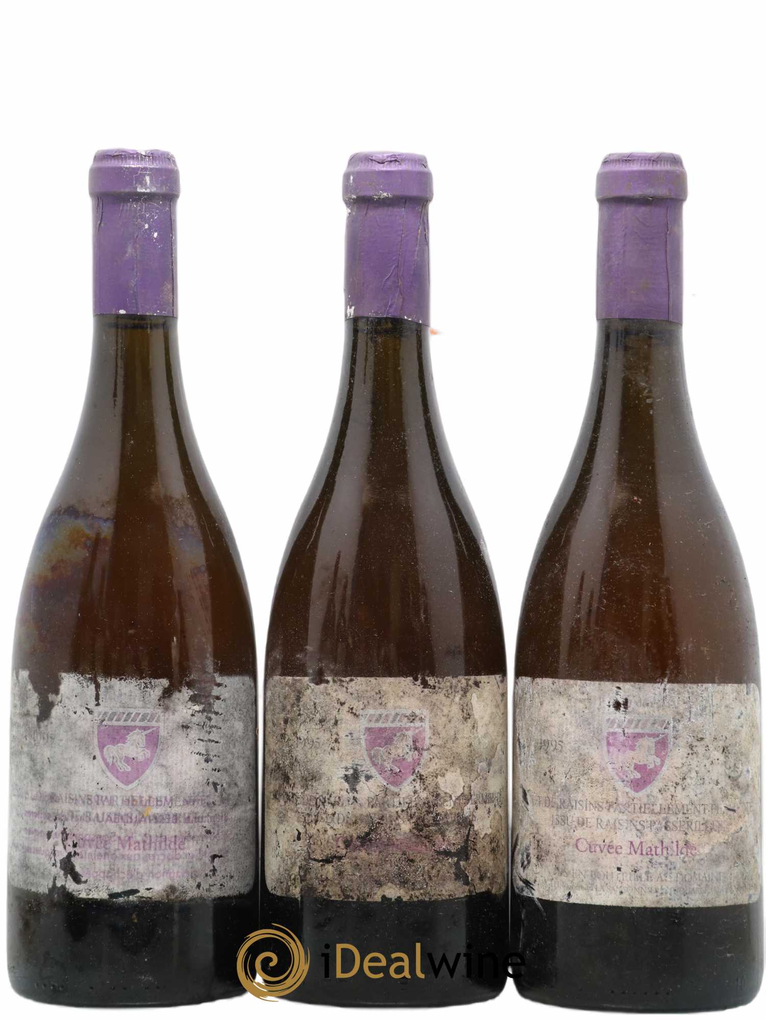 Moût de raisins partiellement fermenté issu de raisins passerillés Coteau du Houet Mark Angeli (Domaine) - Ferme de la Sansonnière Cuvée Mathilde 1995 - Posten von 3 Flaschen - 0