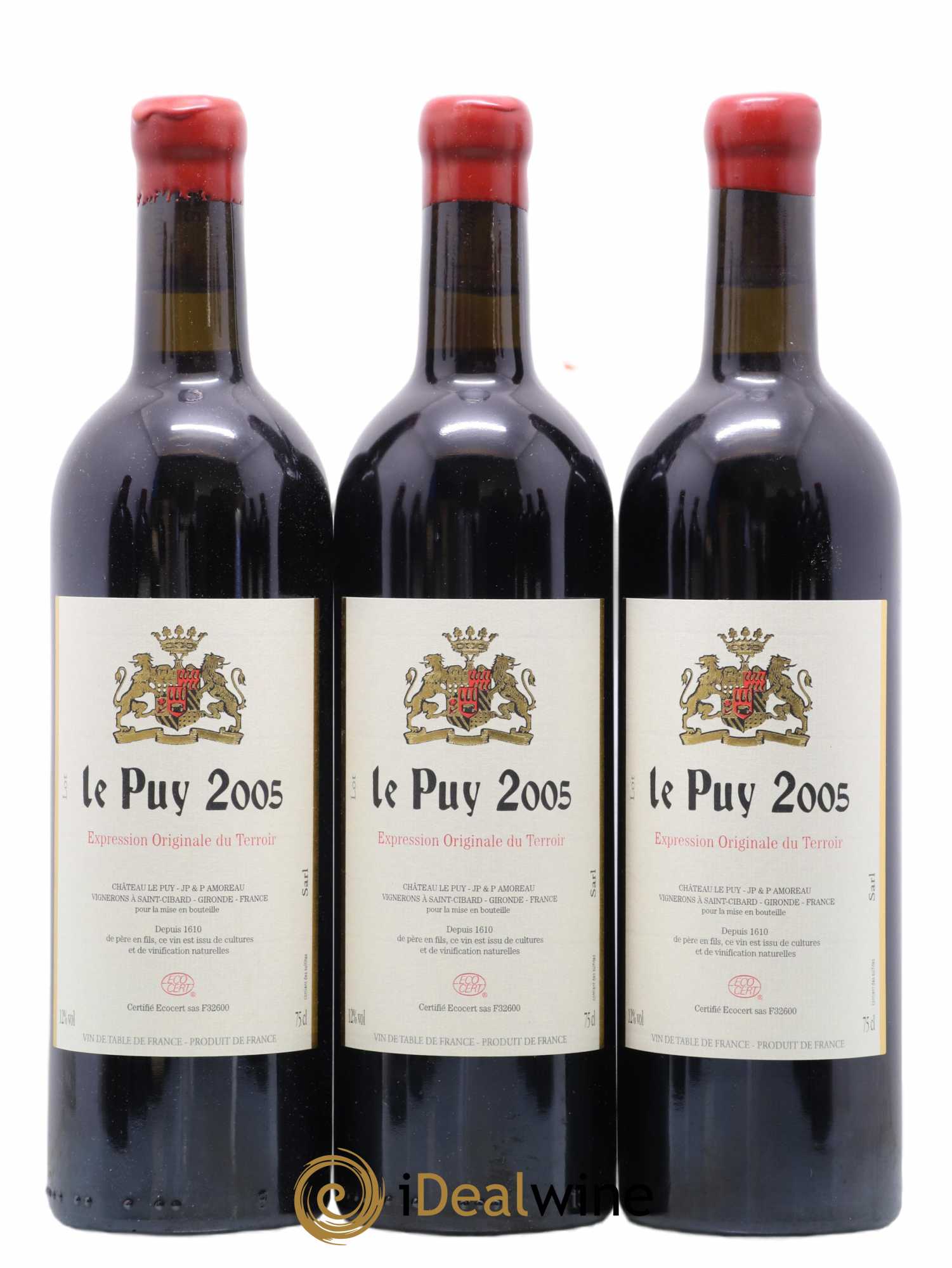 Château Le Puy 2005 - Lot de 6 bouteilles - 1
