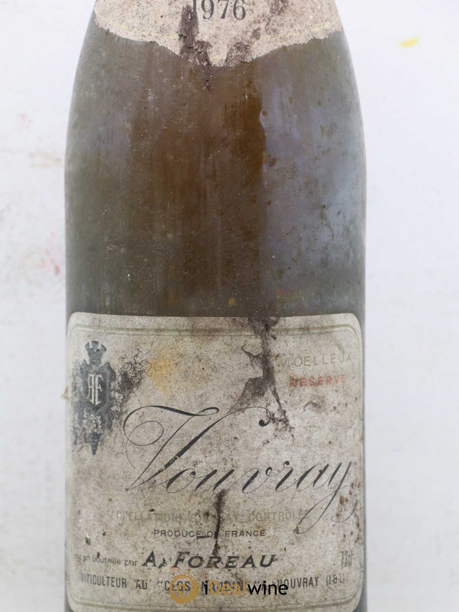 Vouvray Moelleux Clos Naudin - Philippe Foreau Réserve 1976 - Lot of 1 bottle - 1