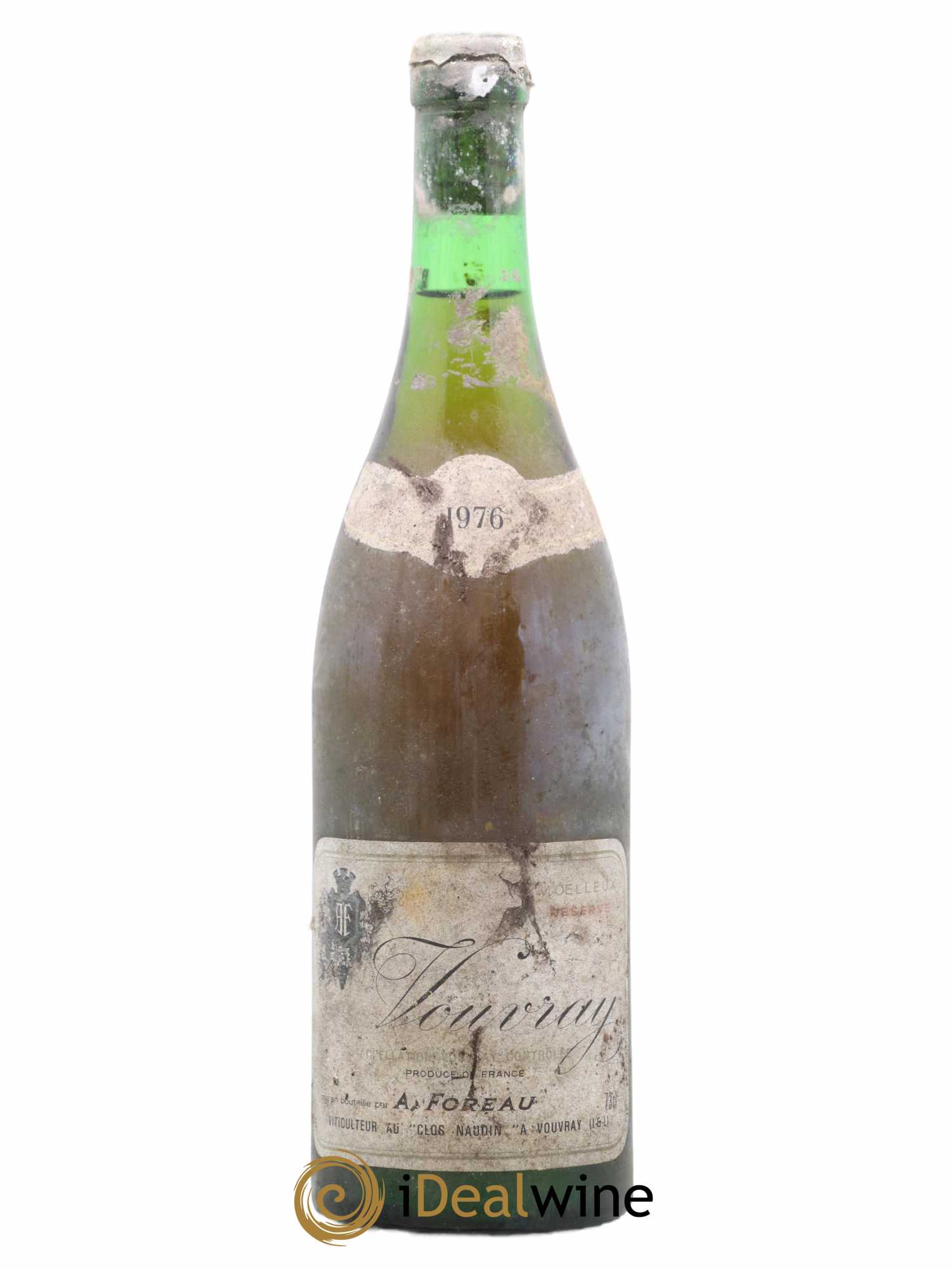 Vouvray Moelleux Clos Naudin - Philippe Foreau Réserve 1976 - Lot of 1 bottle - 0