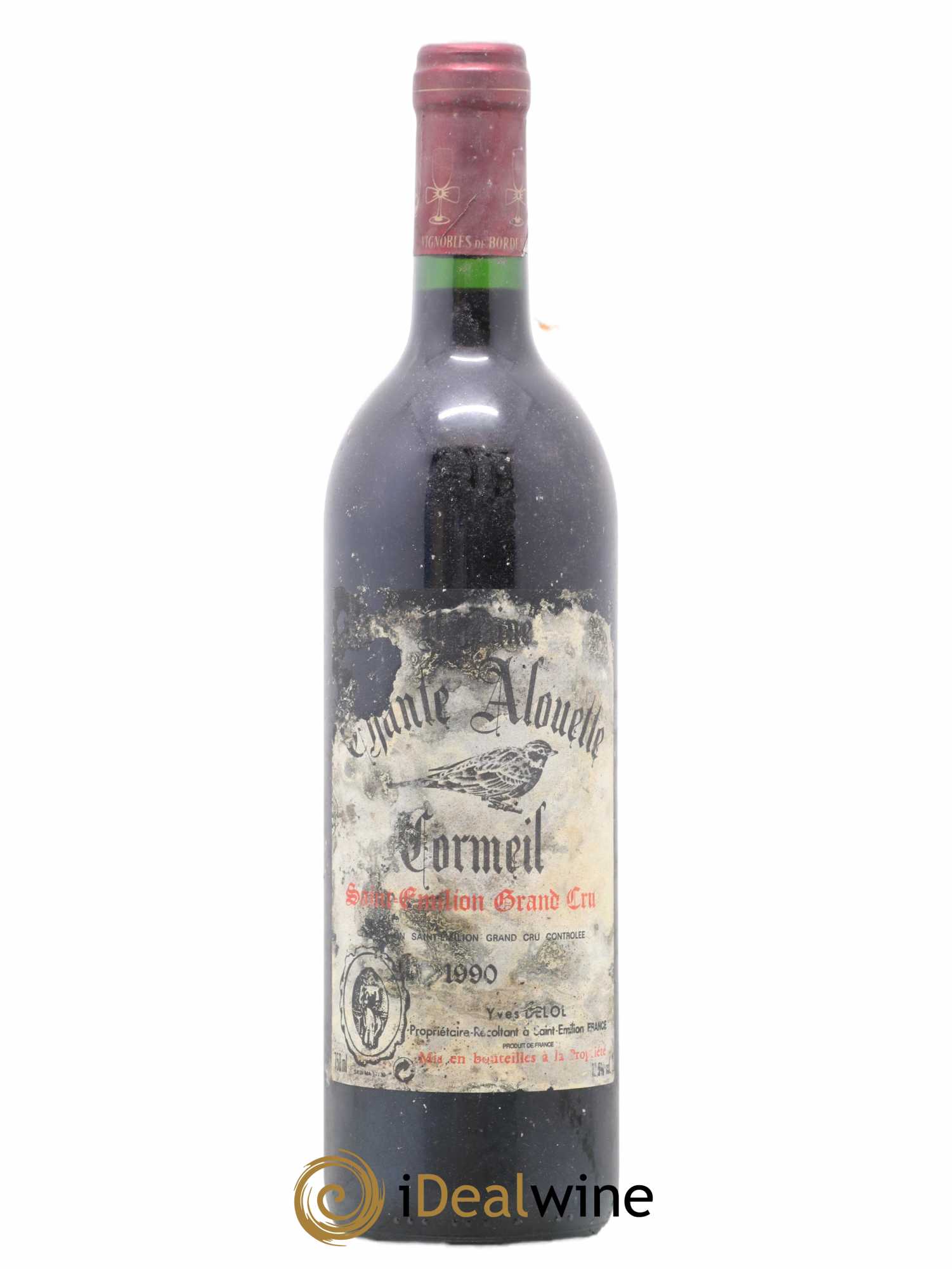 Saint-Émilion Grand Cru Château Chante Alouette 1990 - Lot of 1 bottle - 0