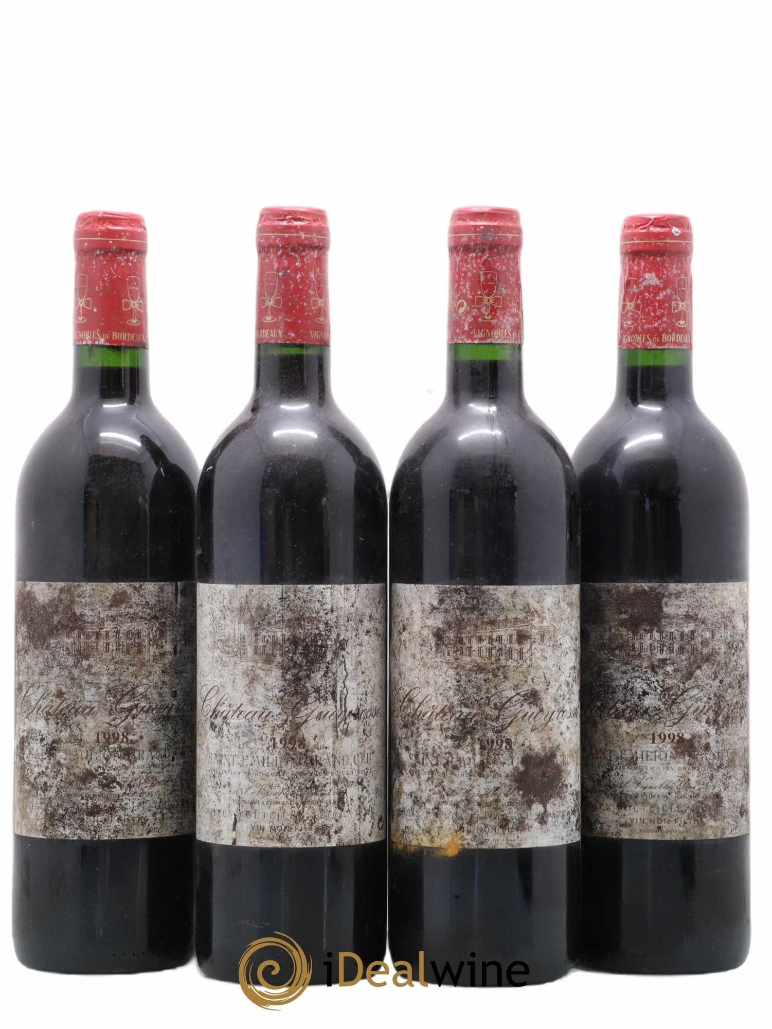 Saint-Émilion Grand Cru 1998 - Posten von 4 Flaschen - 0