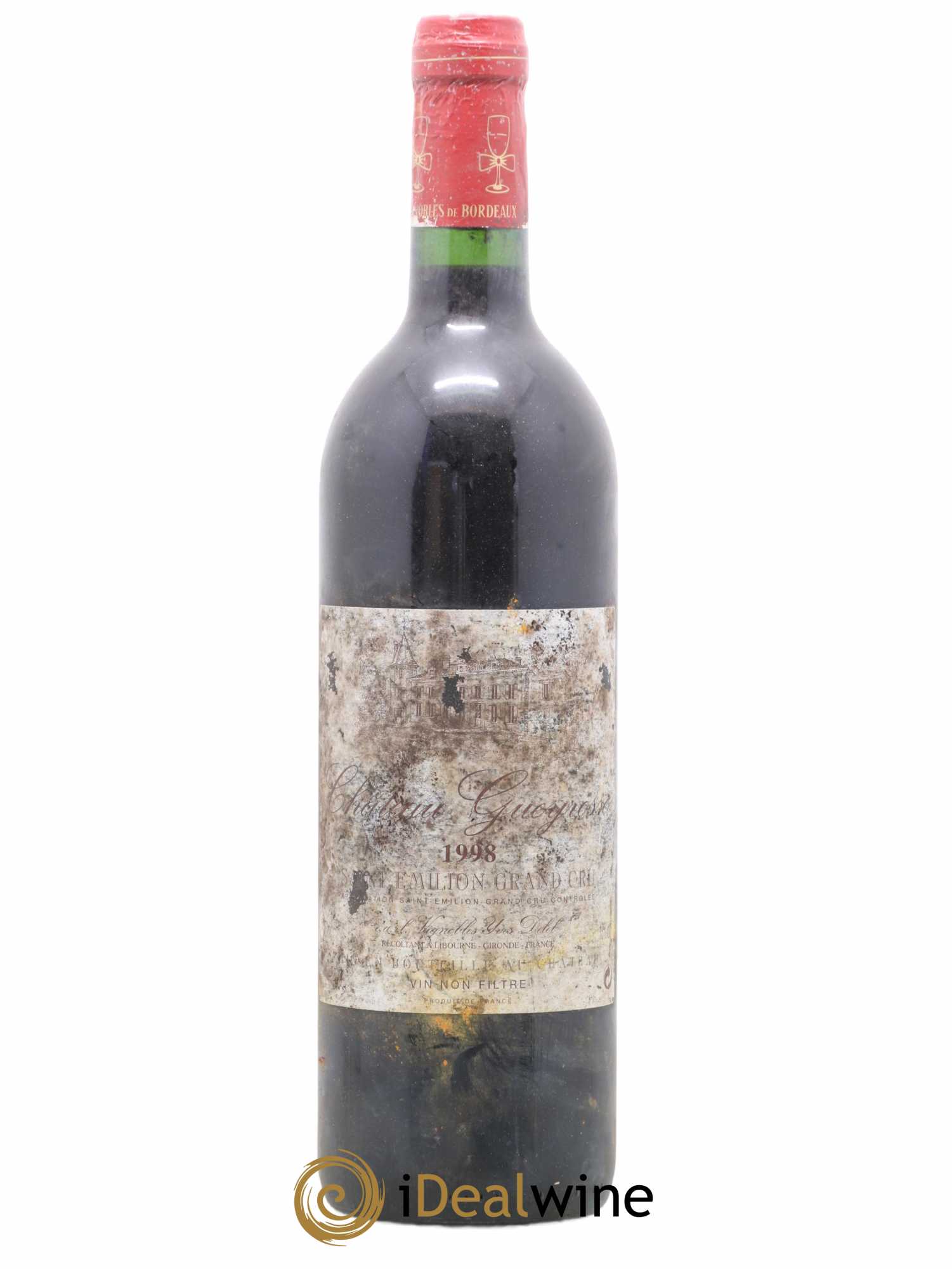 Saint-Émilion Grand Cru Château Gueyrosse (sans prix de réserve) 1998 - Lot de 1 bouteille - 0